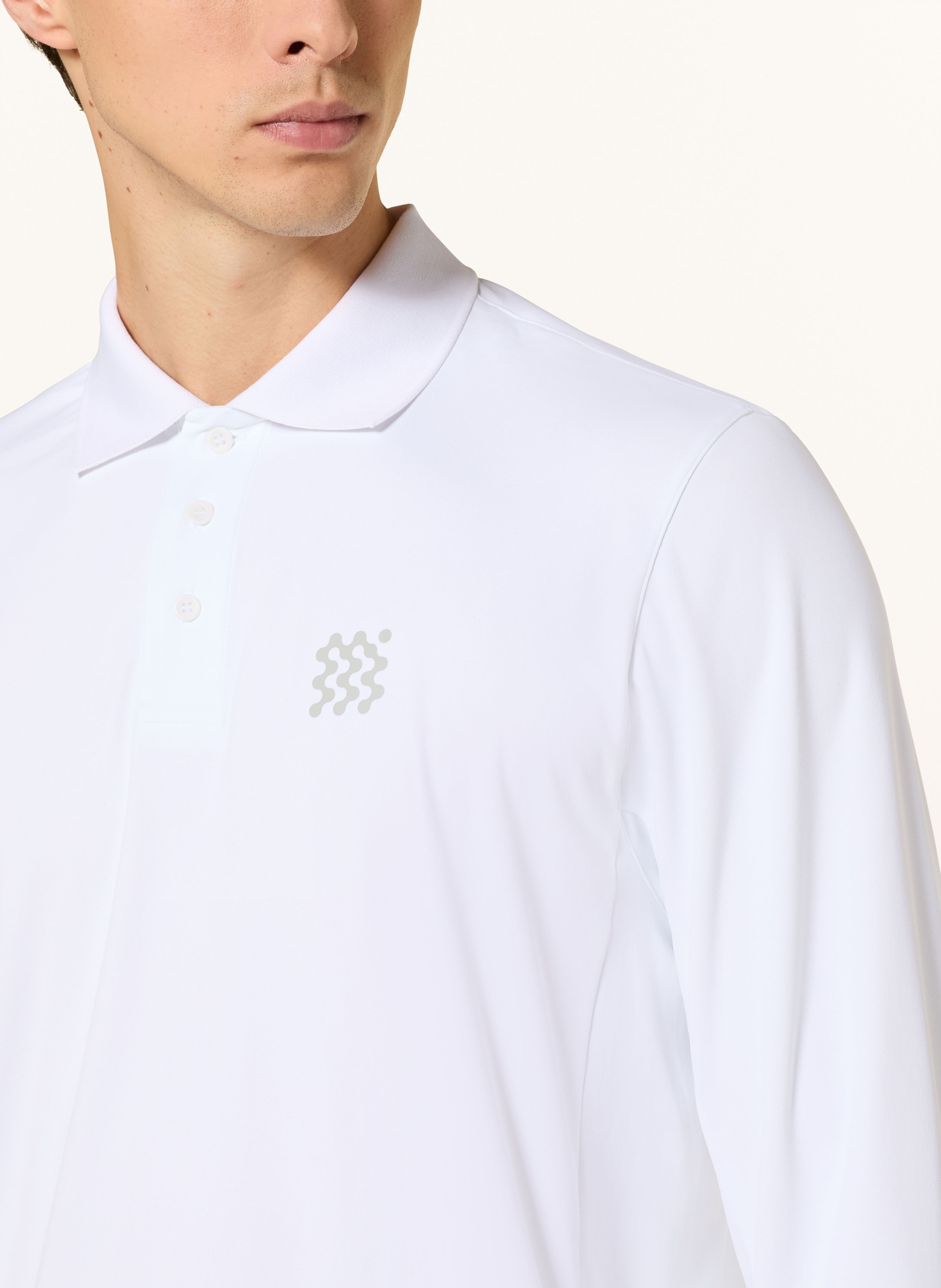Thumbnail - Manors Funktions-Poloshirt The Course weiss