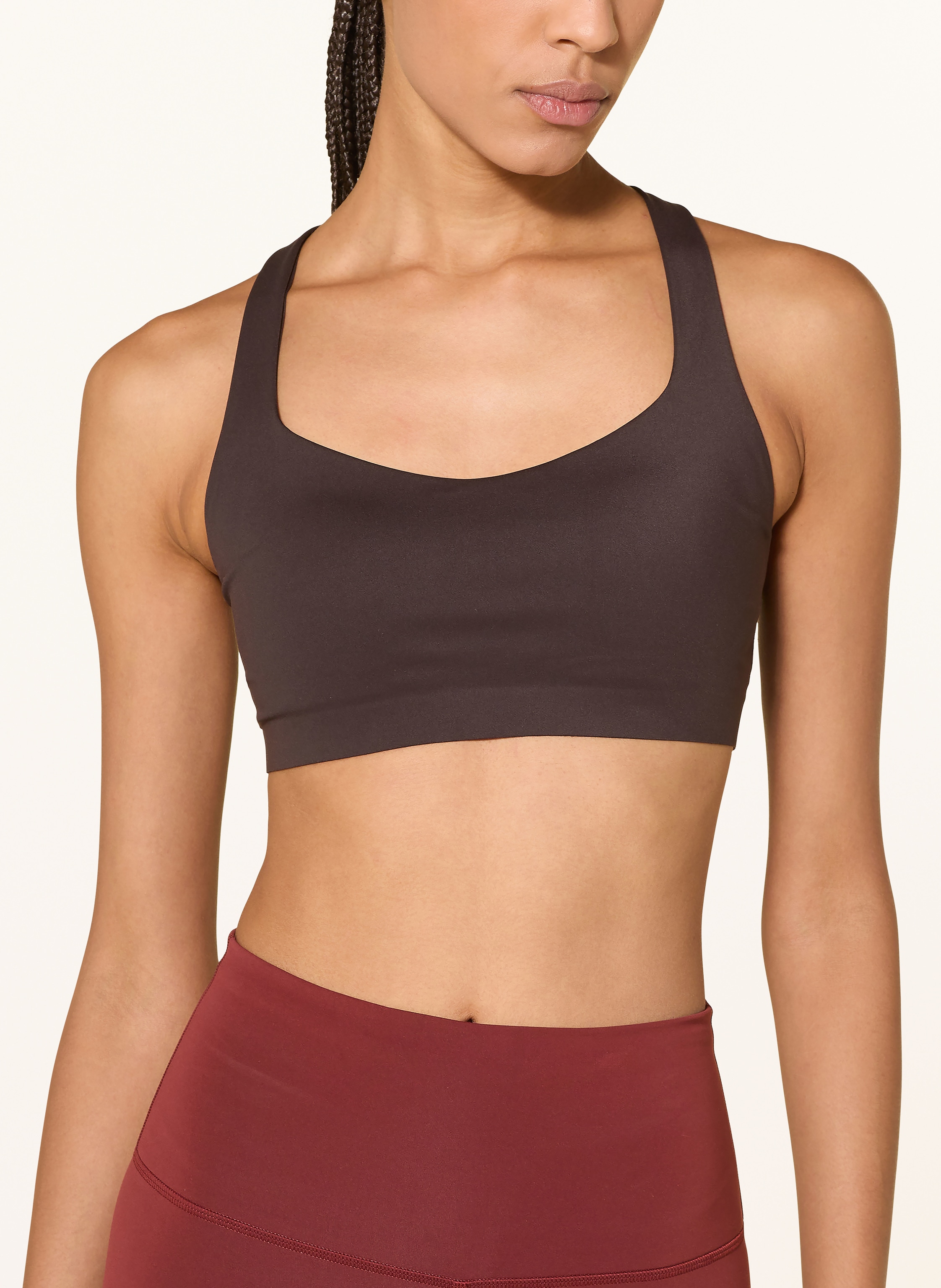 Thumbnail - Lululemon Sport-Bh Flexyflex Strappy braun