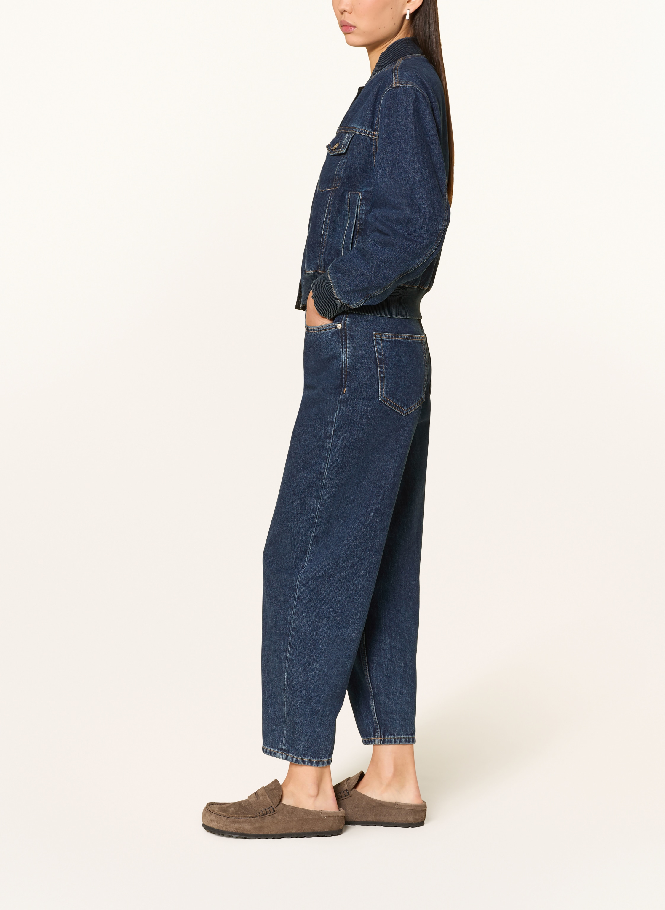 Thumbnail - Marc O'polo Denim Cropped Jeans blau