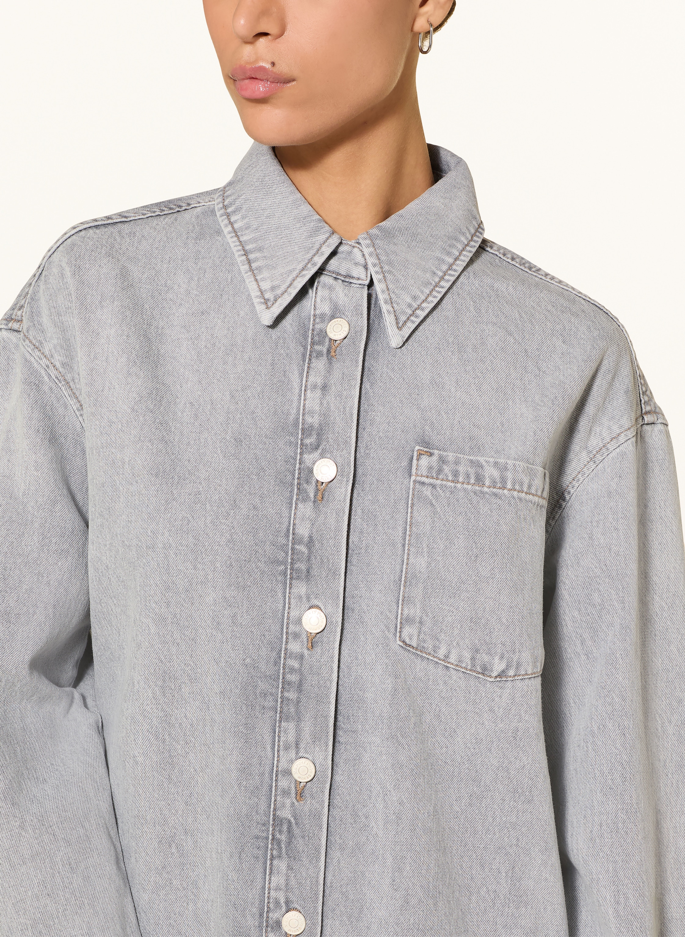 Thumbnail - Marc O'polo Denim Jeanskleid grau