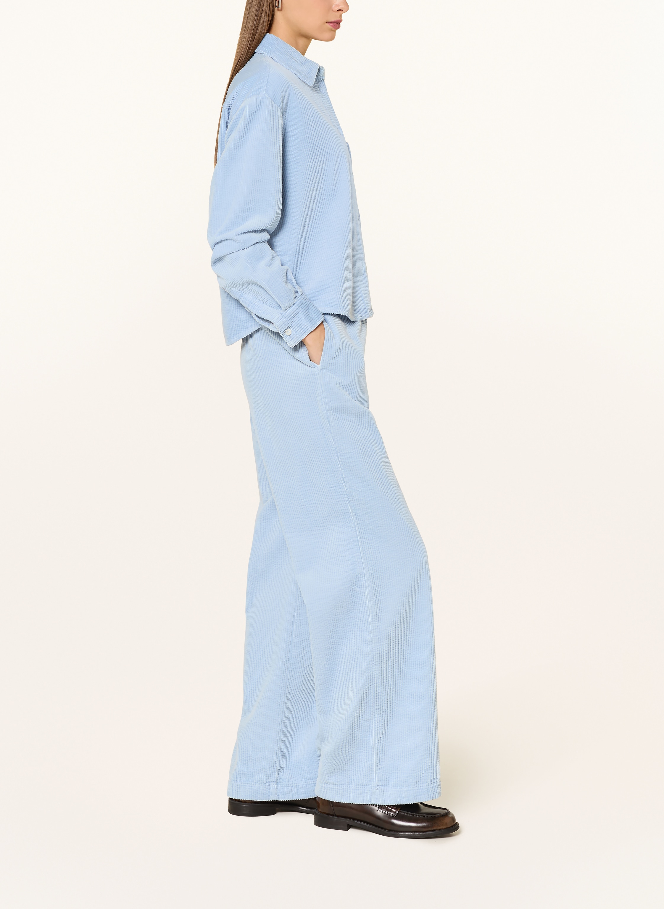 Thumbnail - Marc O'polo Denim Marlenehose Aus Cord blau