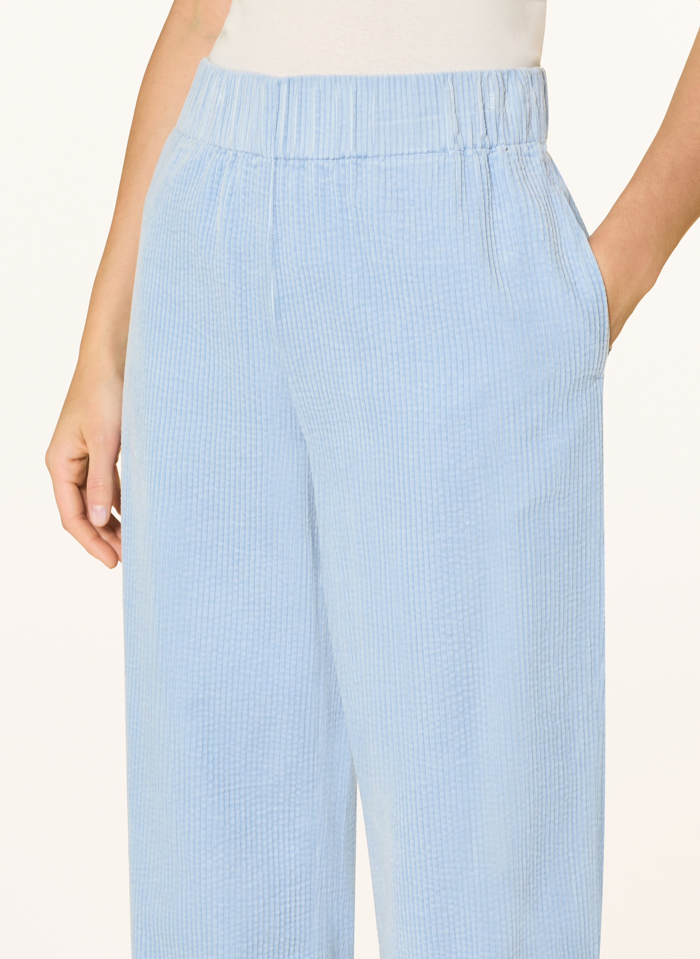 Thumbnail - Marc O'polo Denim Marlenehose Aus Cord blau