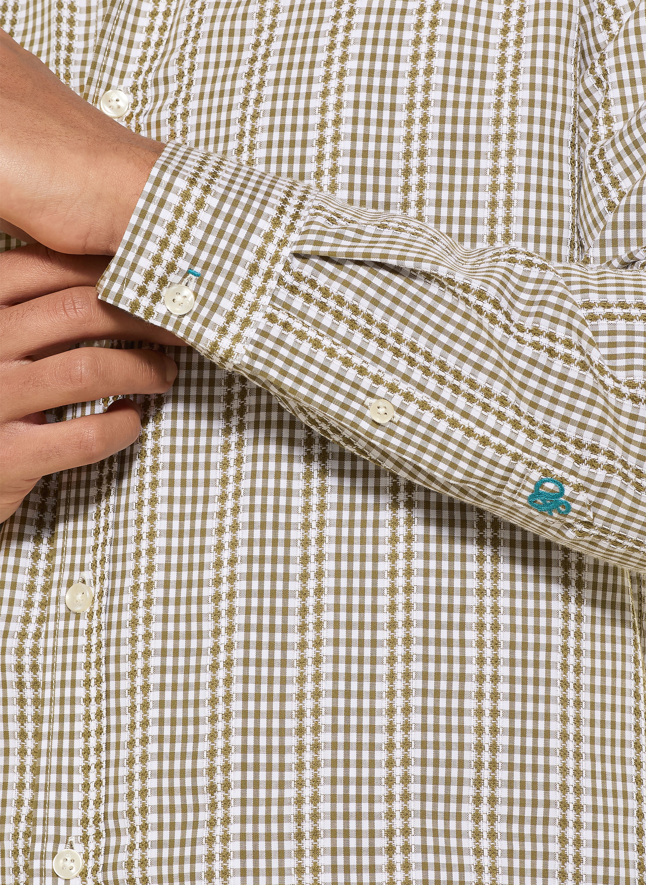 Thumbnail - Scotch & Soda Hemd Comfort Fit gruen