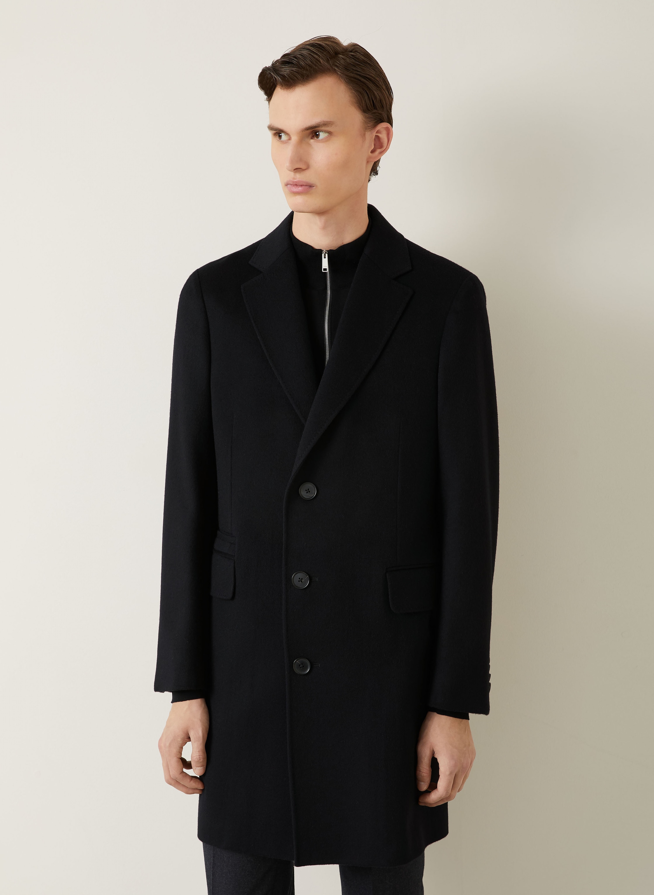 Thumbnail - Zegna Wollmantel schwarz