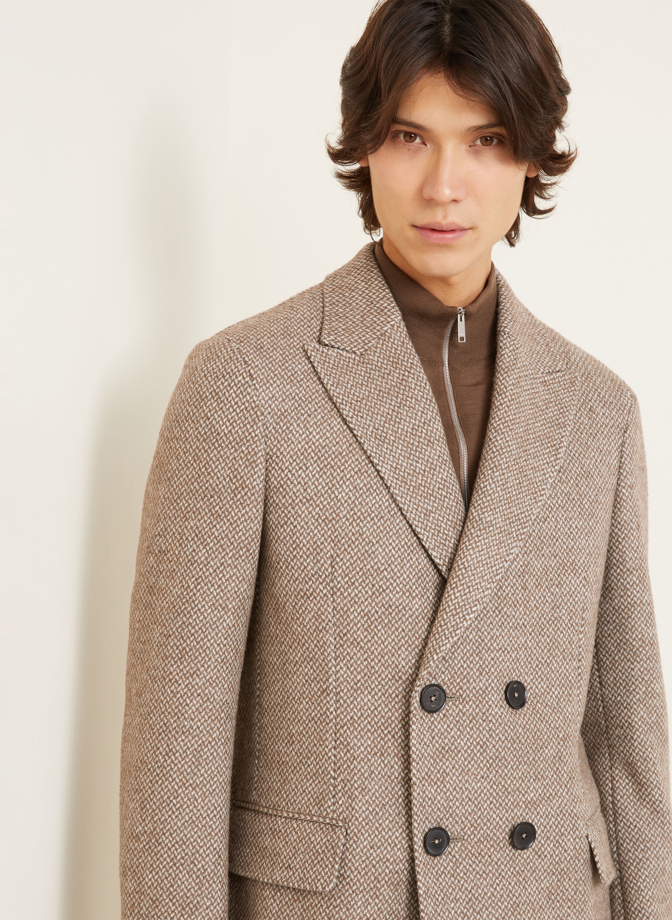 Thumbnail - Zegna Wollmantel beige