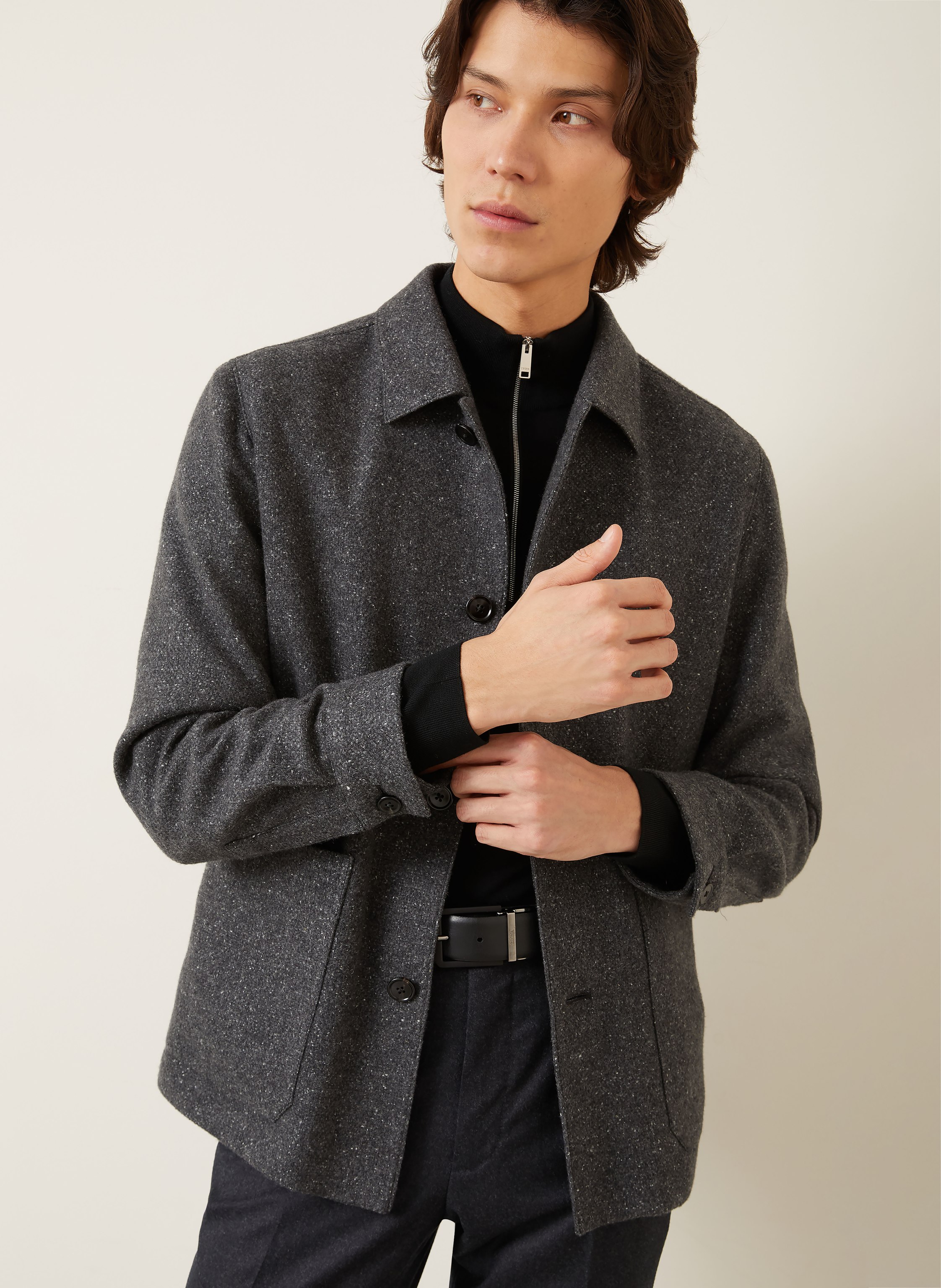 Thumbnail - Zegna Overjacket grau