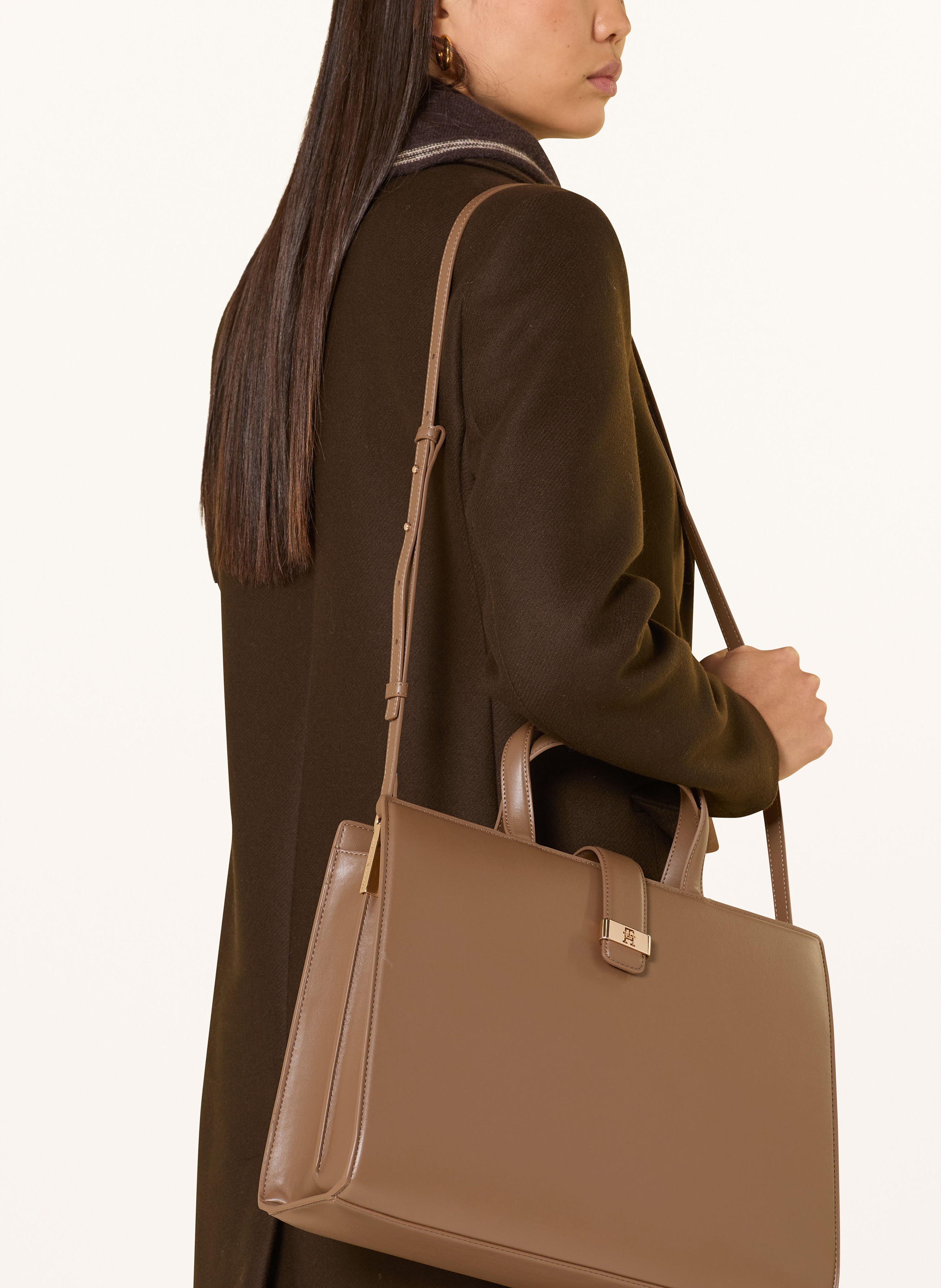 Thumbnail - Tommy Hilfiger Handtasche beige