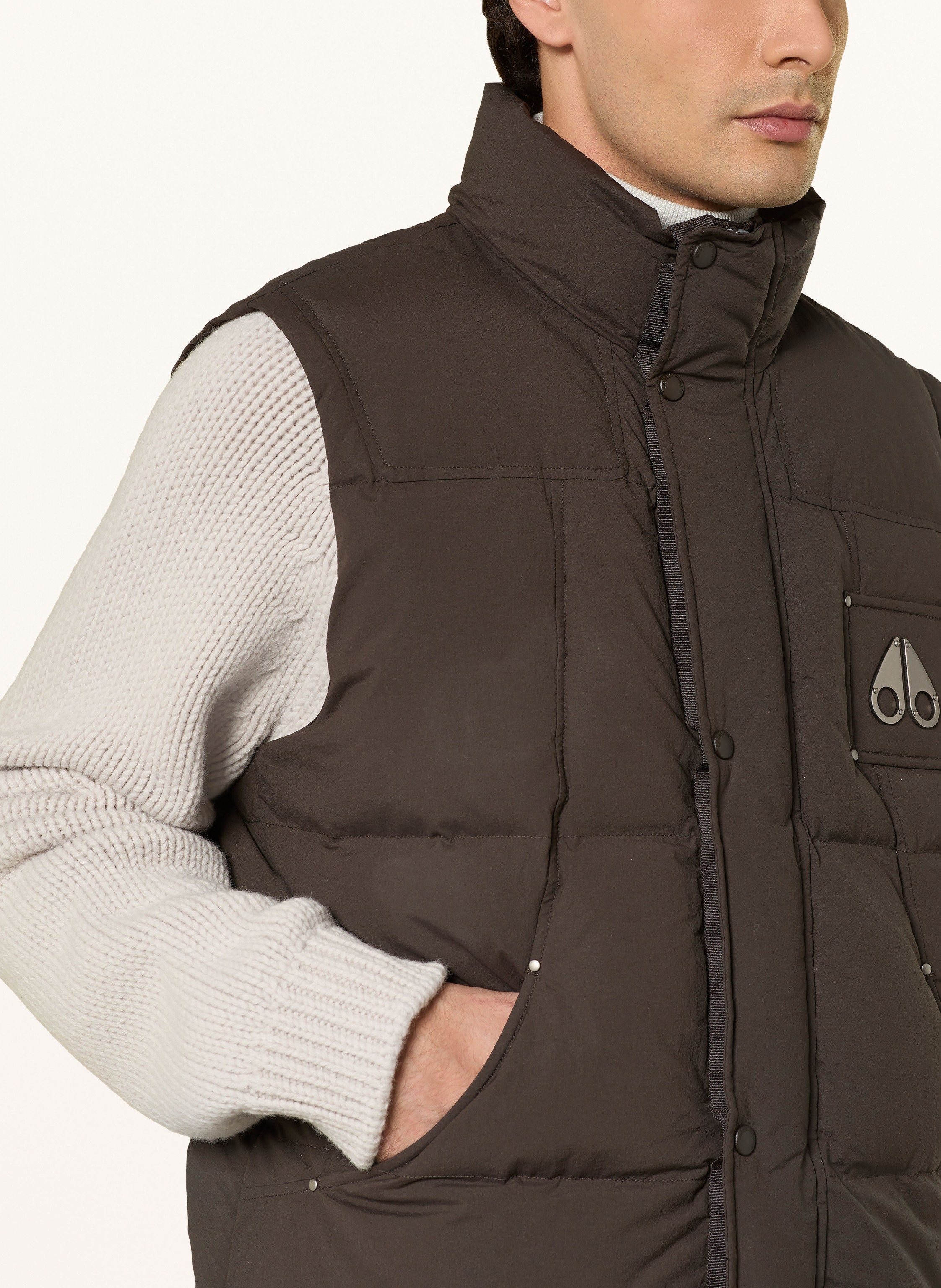 Thumbnail - Moose Knuckles Daunenweste Everest braun