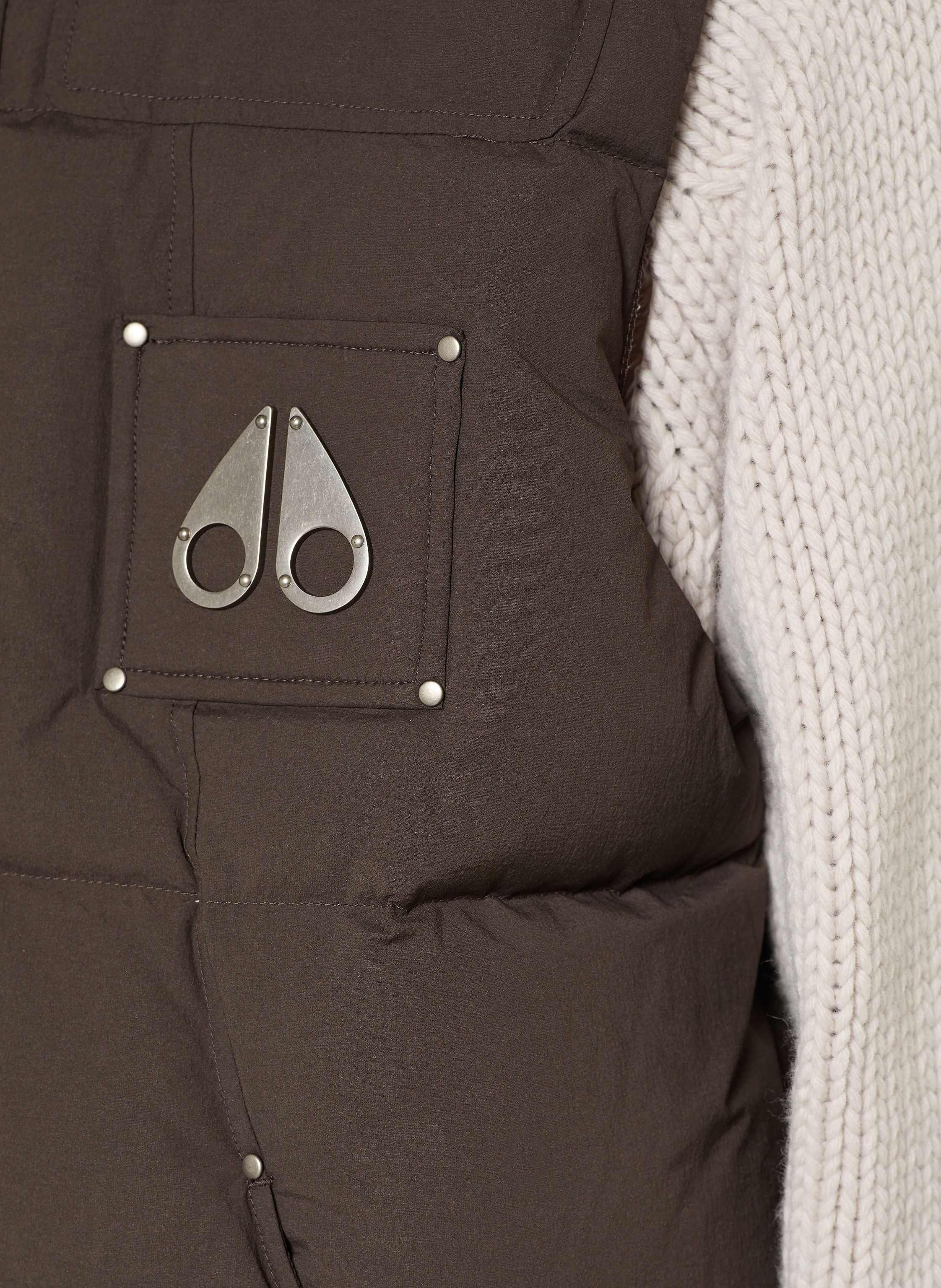 Thumbnail - Moose Knuckles Daunenweste Everest braun