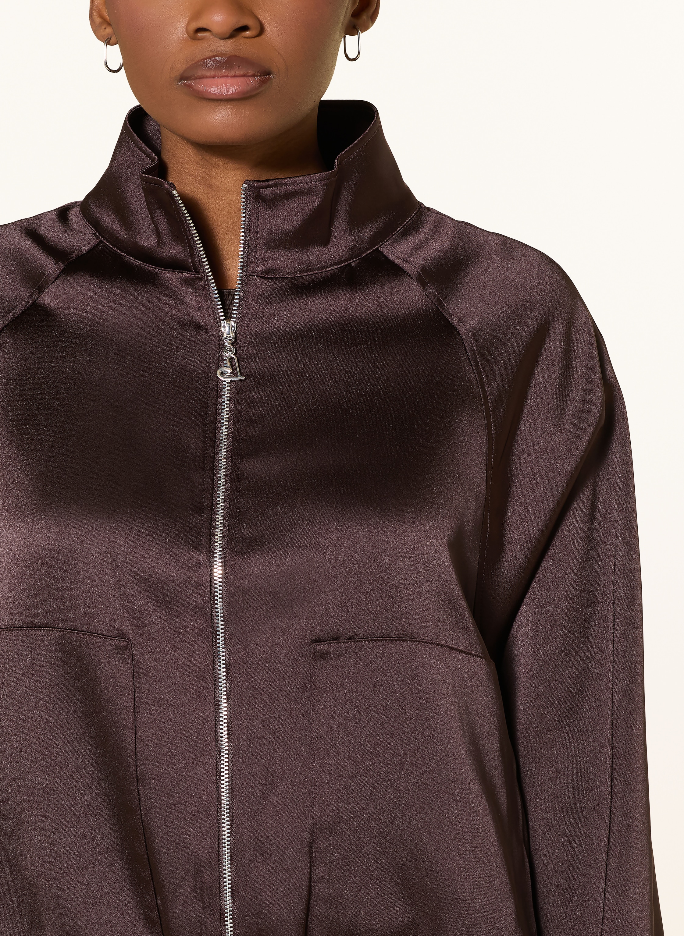 Thumbnail - Cartoon Satinblouson braun