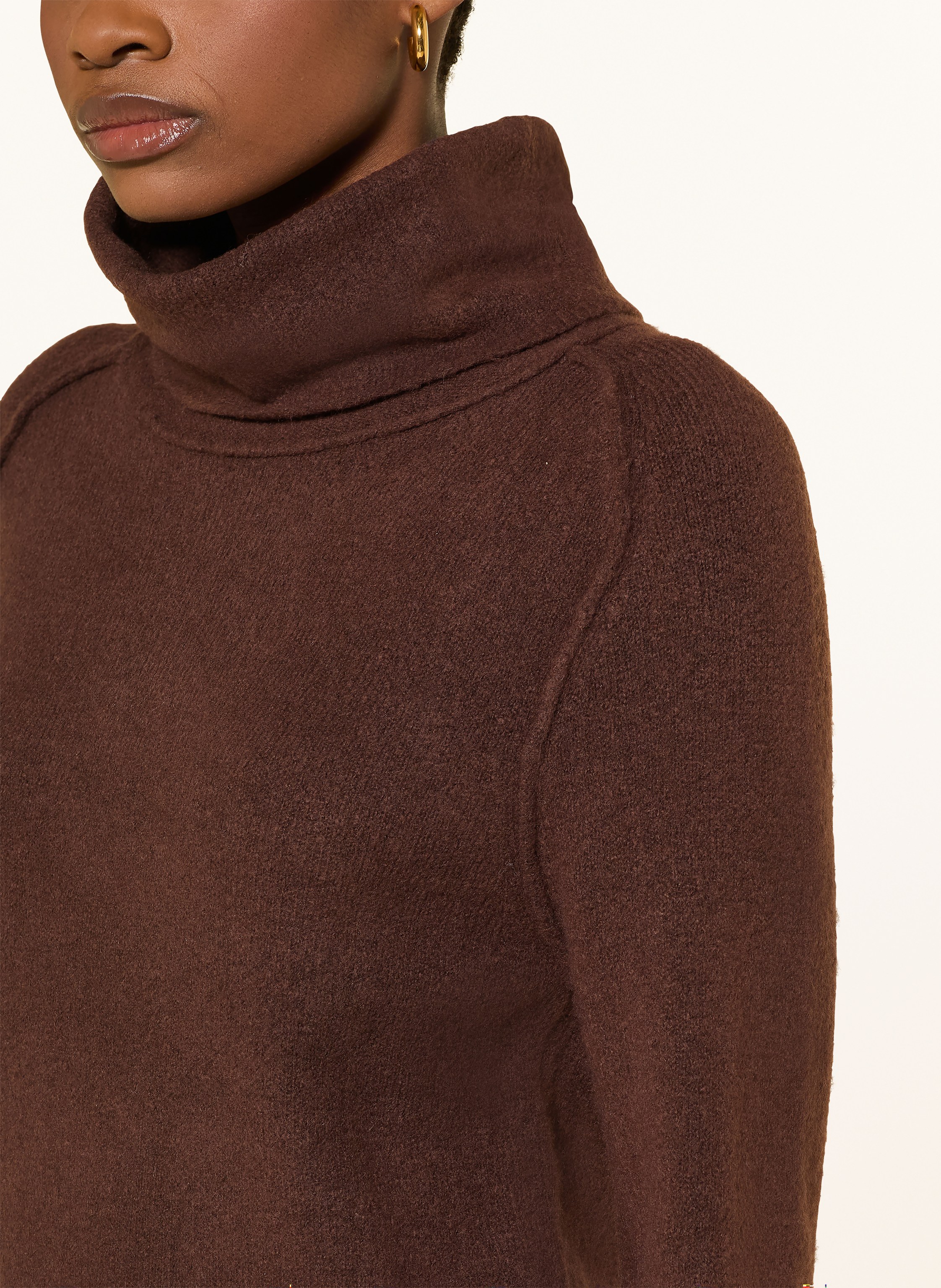 Thumbnail - Cartoon Strickkleid braun