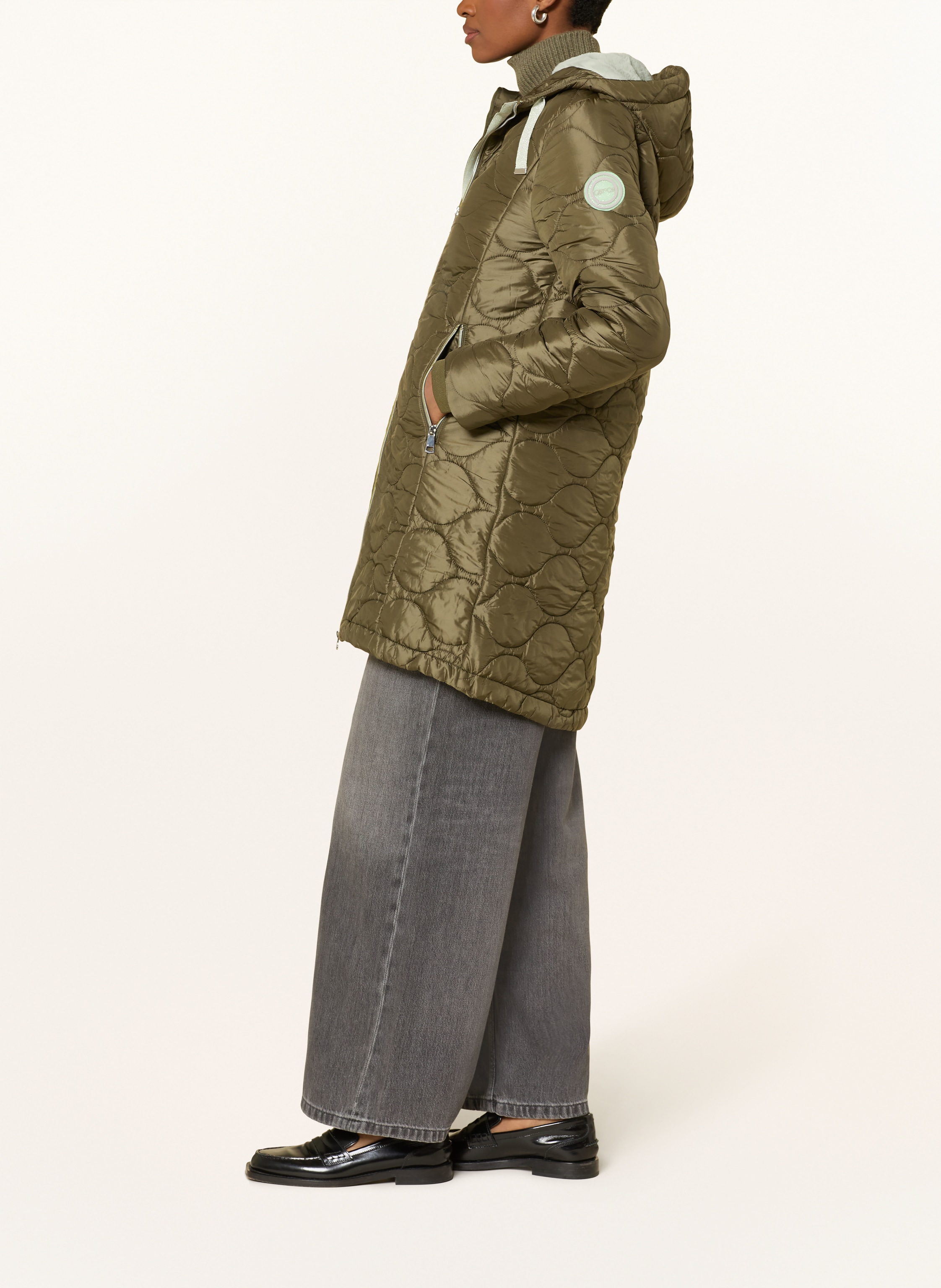 Thumbnail - Cartoon Steppjacke gruen