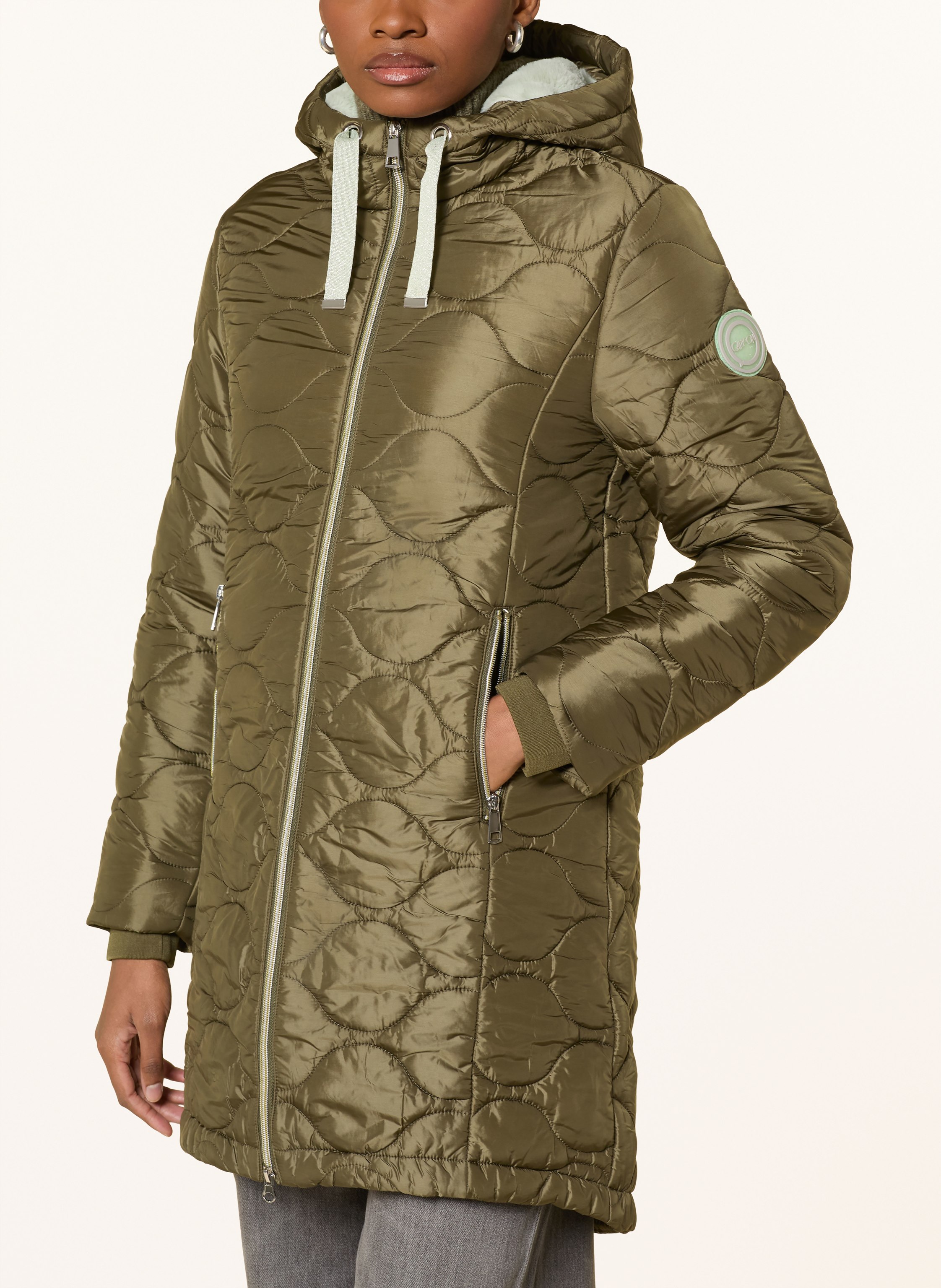 Thumbnail - Cartoon Steppjacke gruen