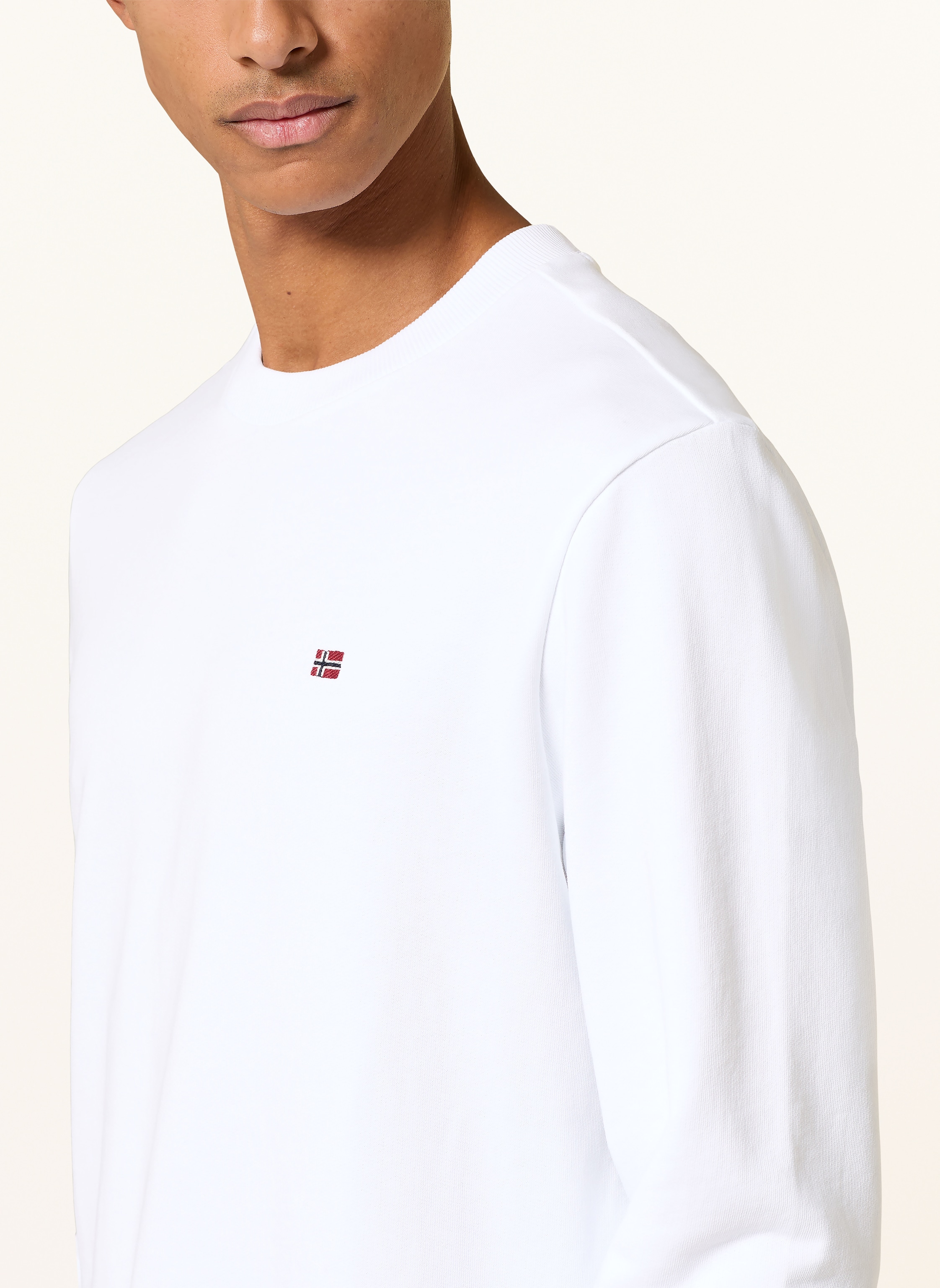 Thumbnail - Napapijri Sweatshirt Balis weiss