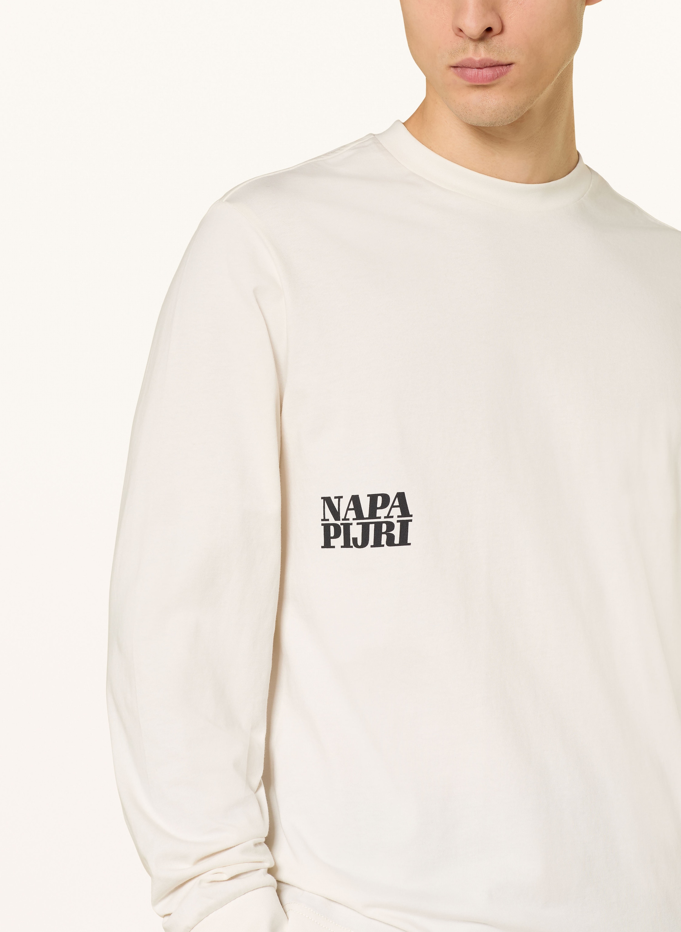 Thumbnail - Napapijri Longsleeve Lodestar weiss