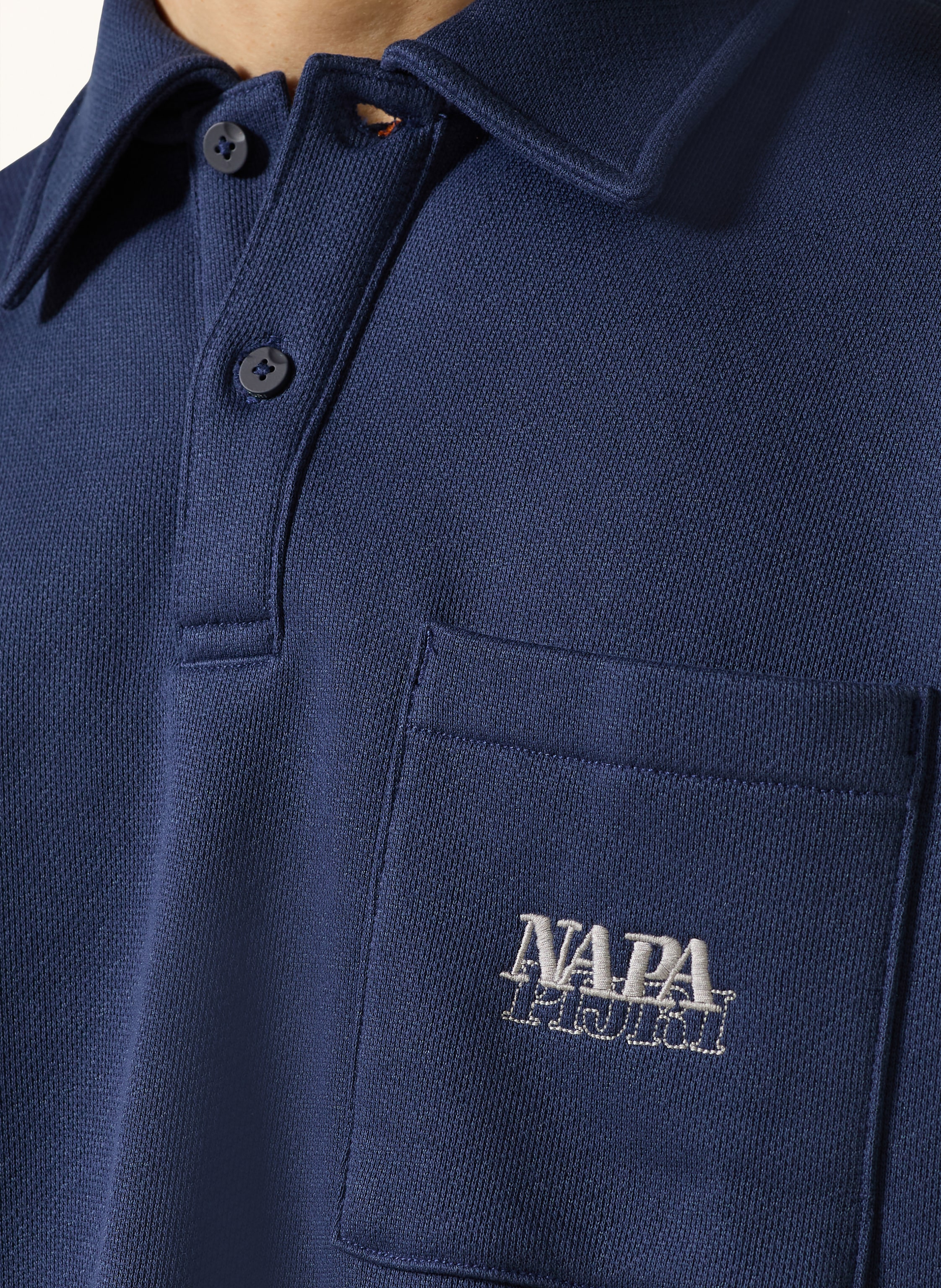 Thumbnail - Napapijri Jersey-Poloshirt Mirrat blau