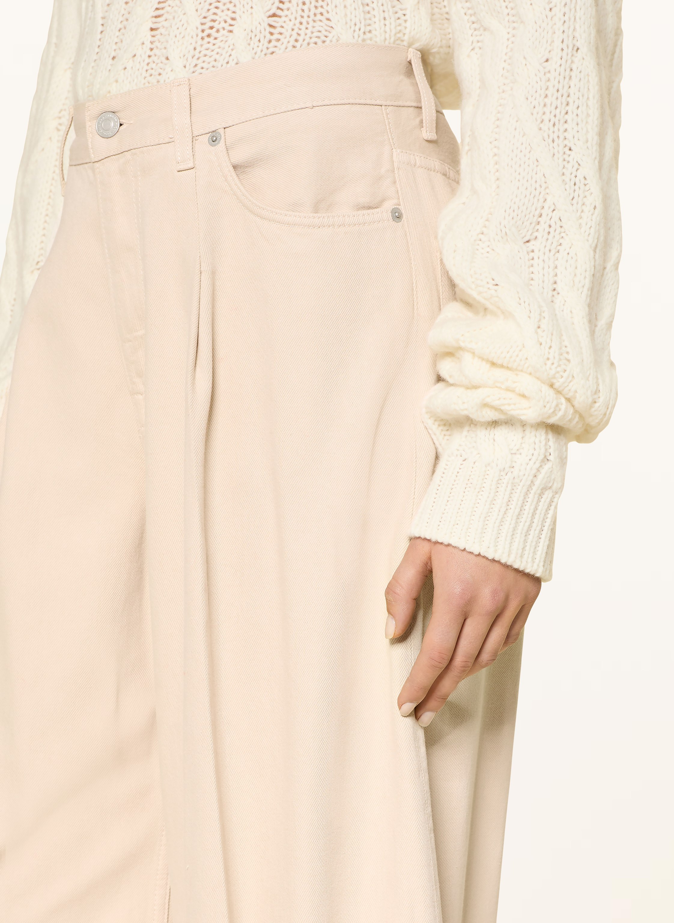 Thumbnail - Cos Barrel Jeans beige