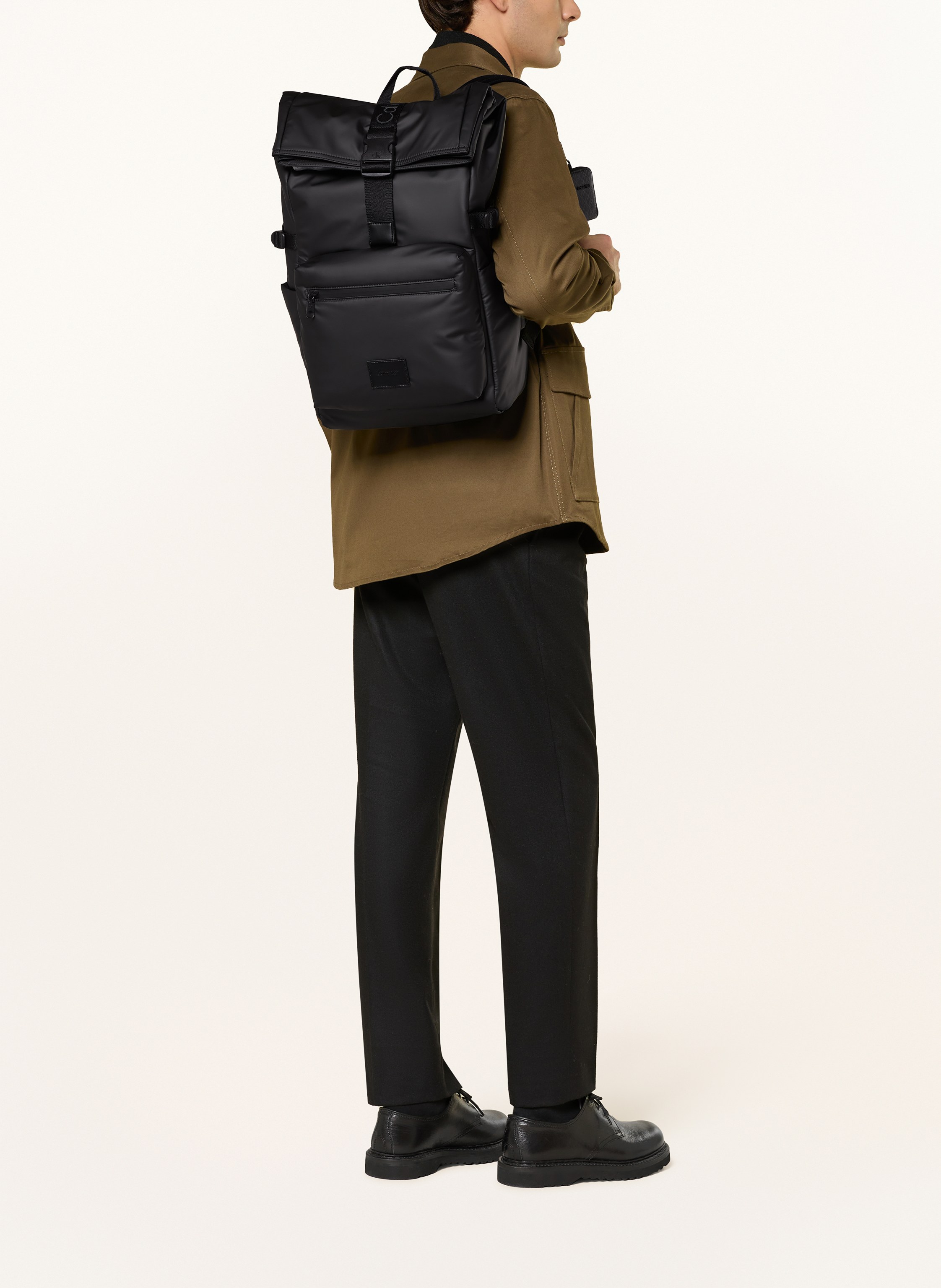 Thumbnail - Calvin Klein Rucksack Puffer Utility Roll Top Mit Laptopfach schwarz