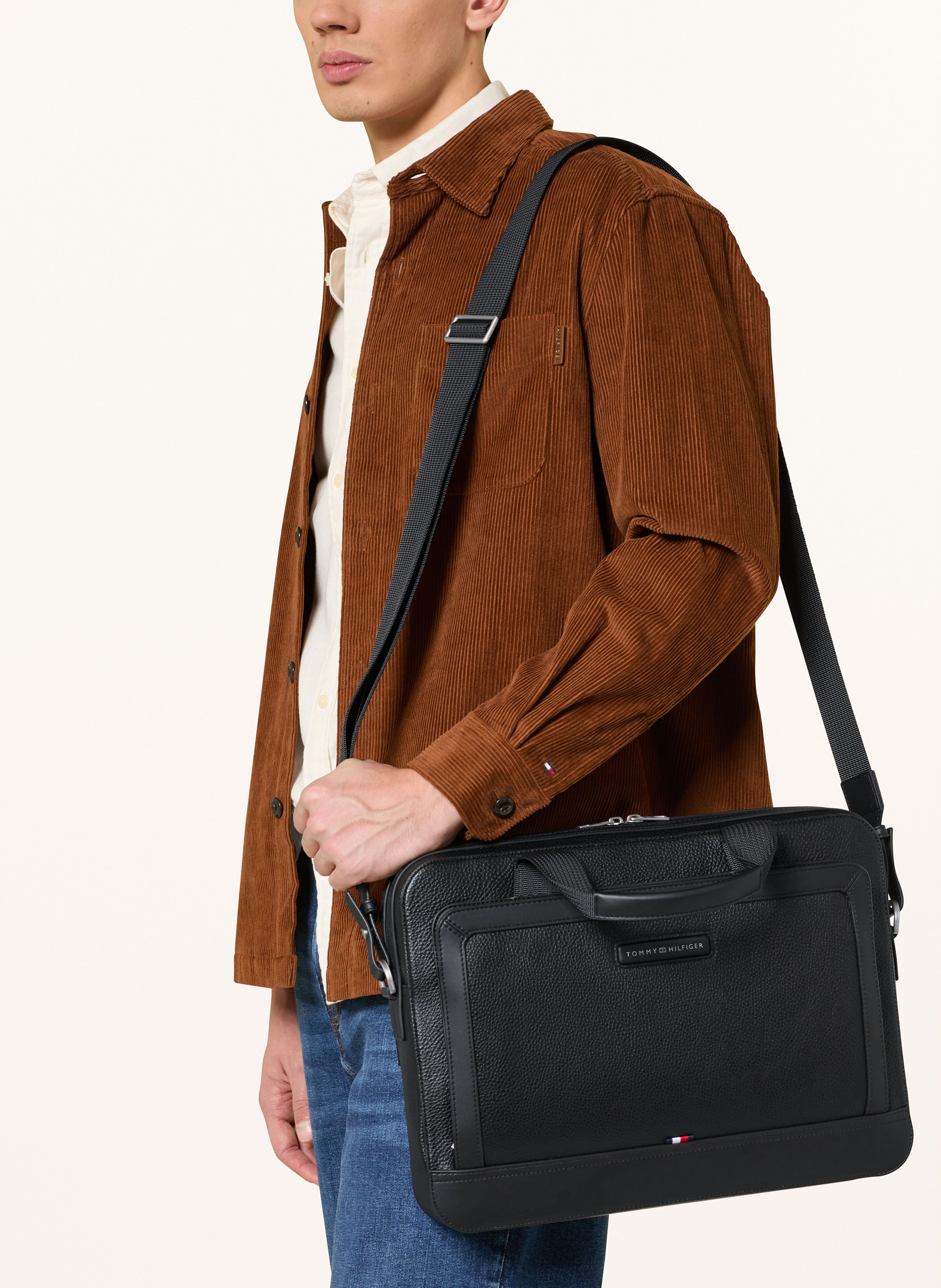 Thumbnail - Tommy Hilfiger Laptop-Tasche schwarz