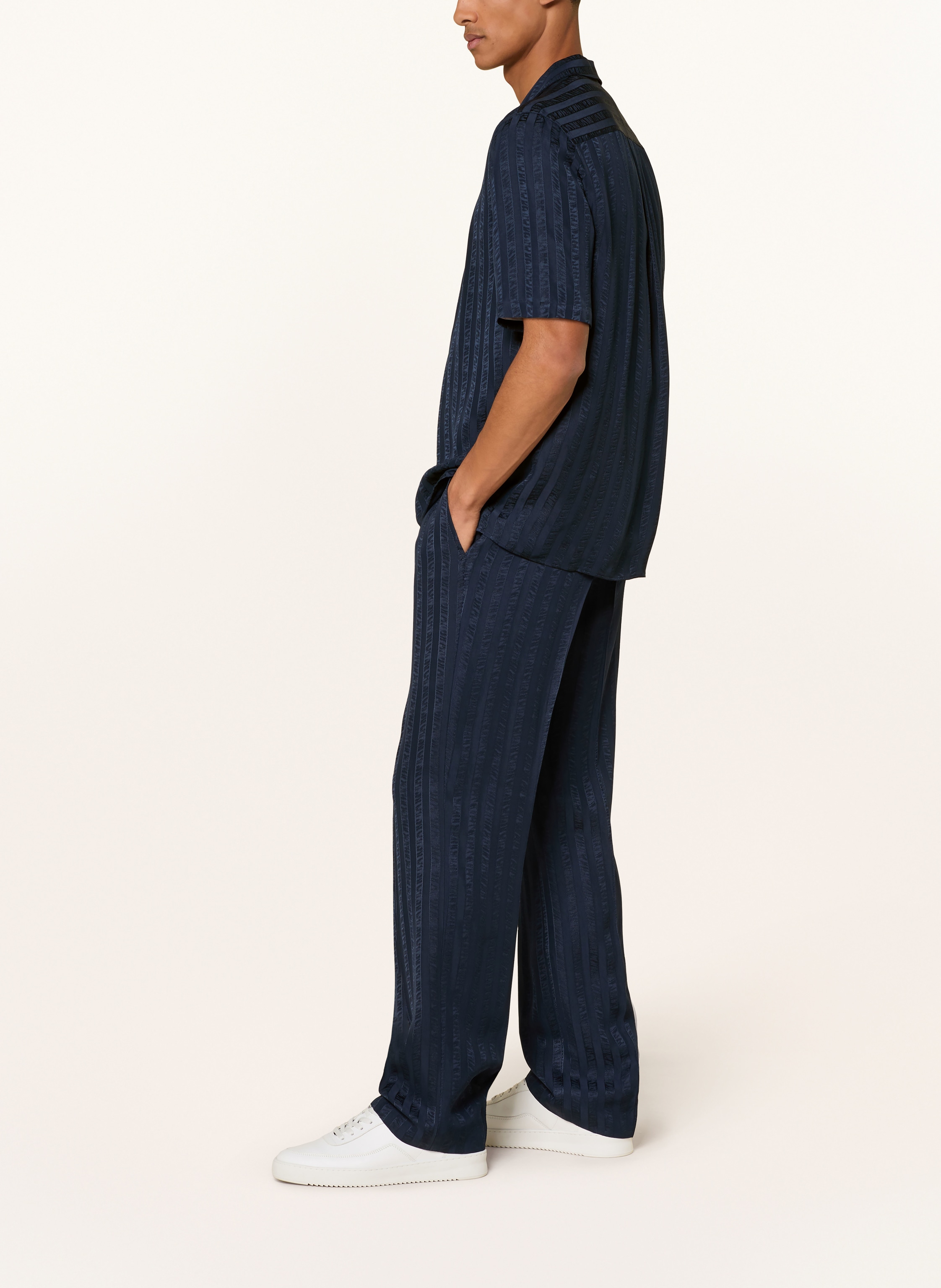 Thumbnail - Tiger Of Sweden Hose Iscove Im Jogging-Stil Regular Fit blau