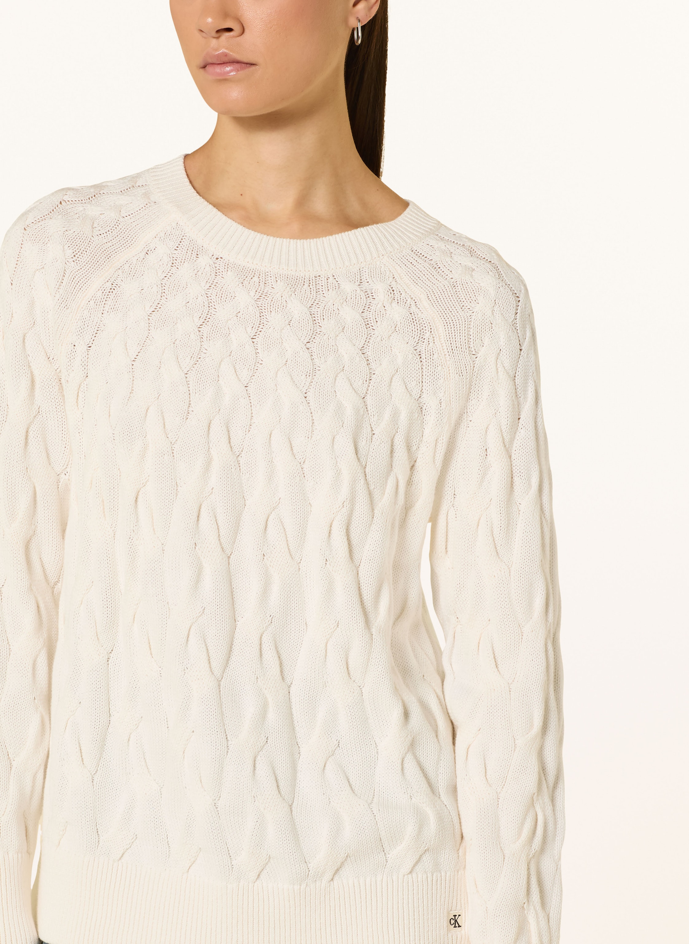 Thumbnail - Calvin Klein Jeans Pullover weiss