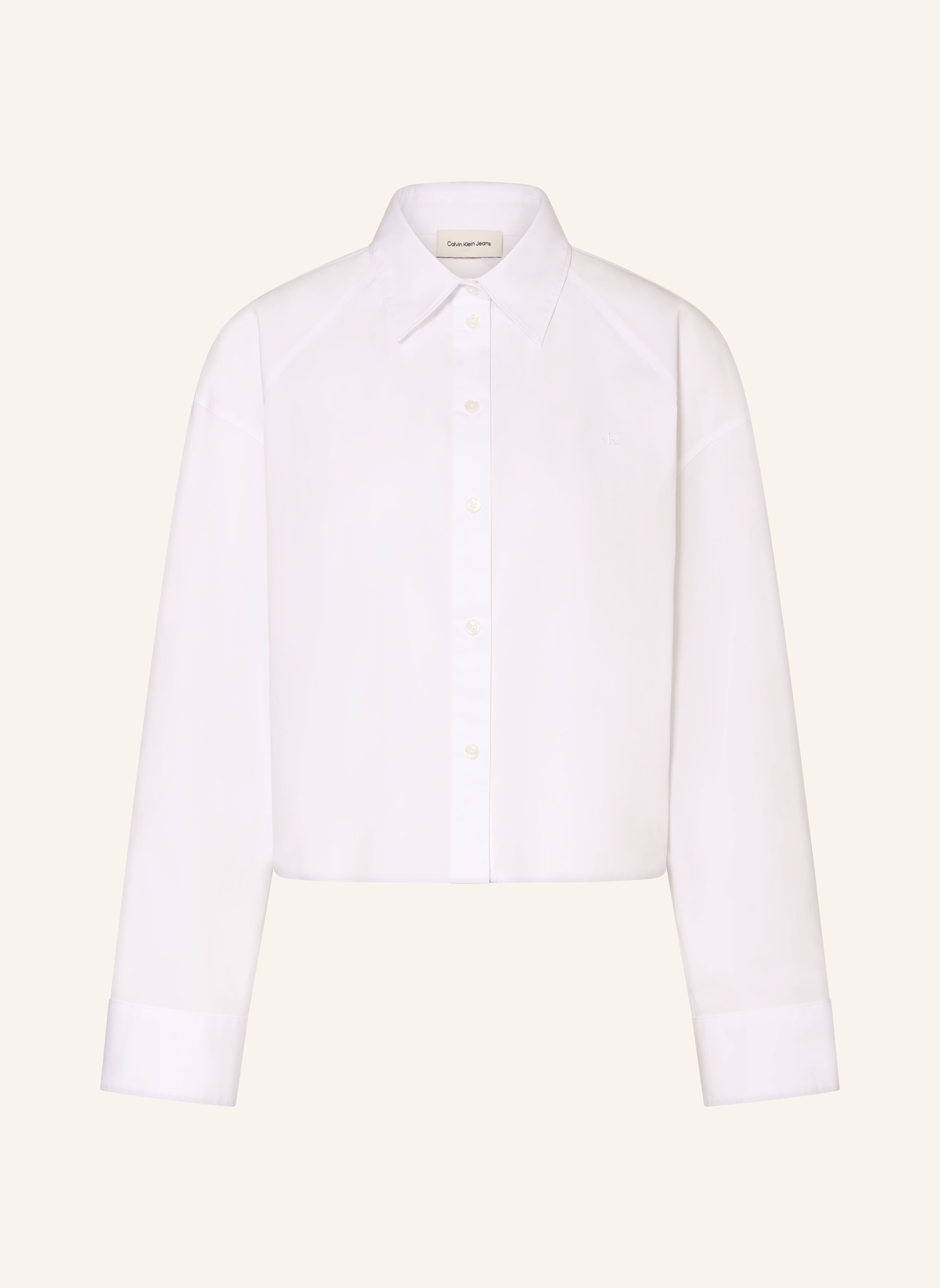 Calvin Klein Jeans Hemdbluse weiss