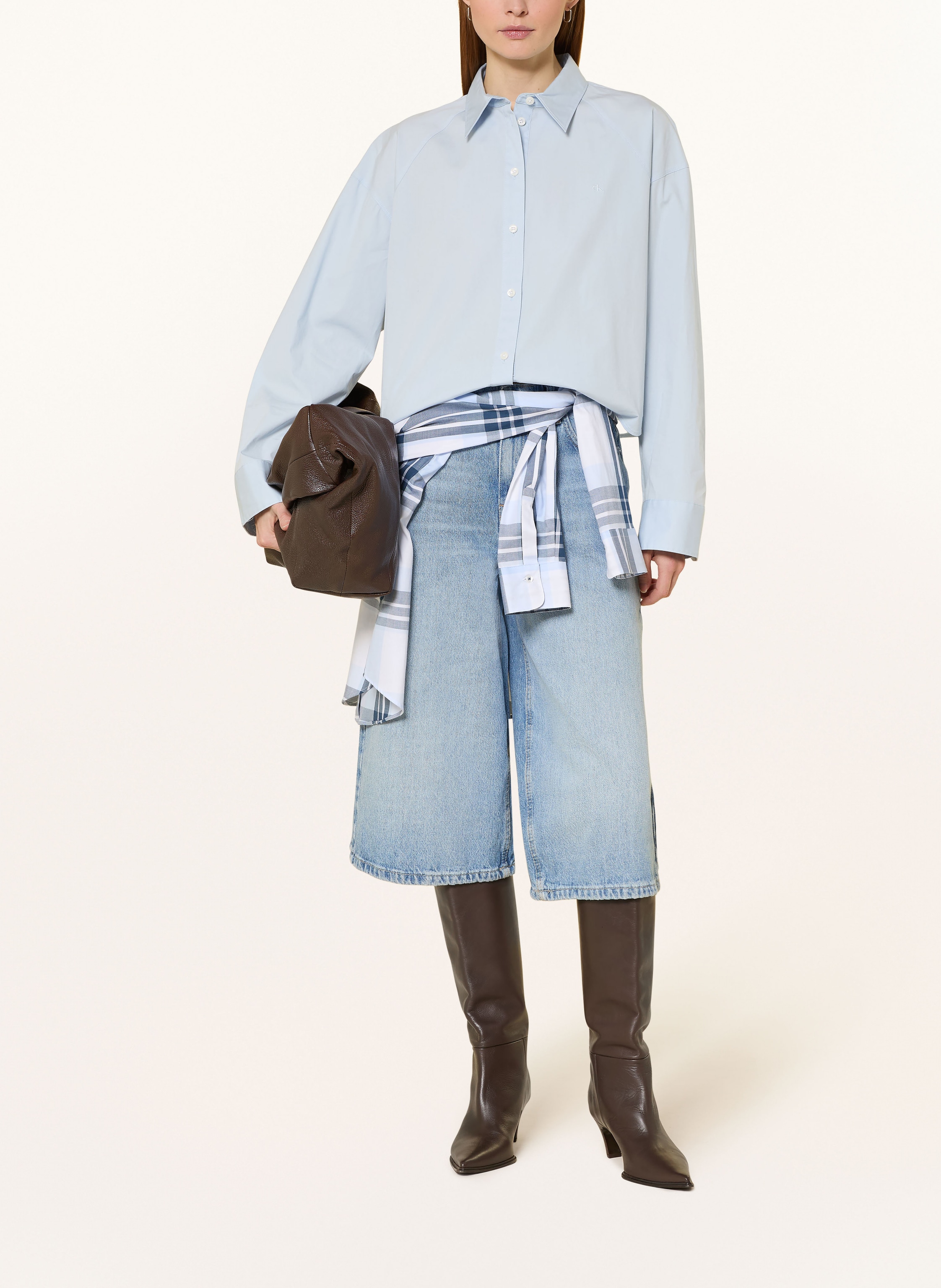 Thumbnail - Calvin Klein Jeans Hemdbluse blau