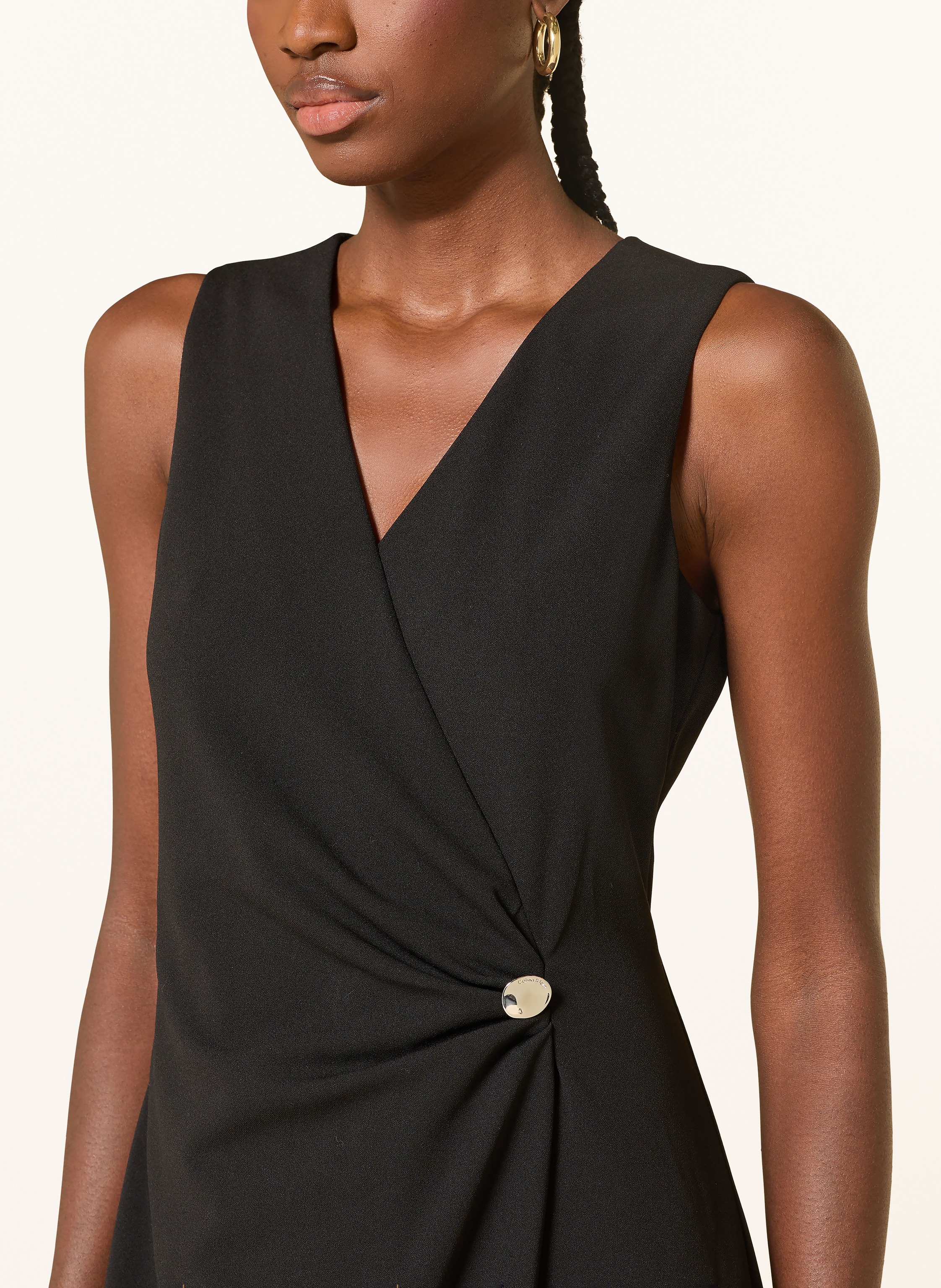 Thumbnail - Calvin Klein Kleid In Wickeloptik schwarz