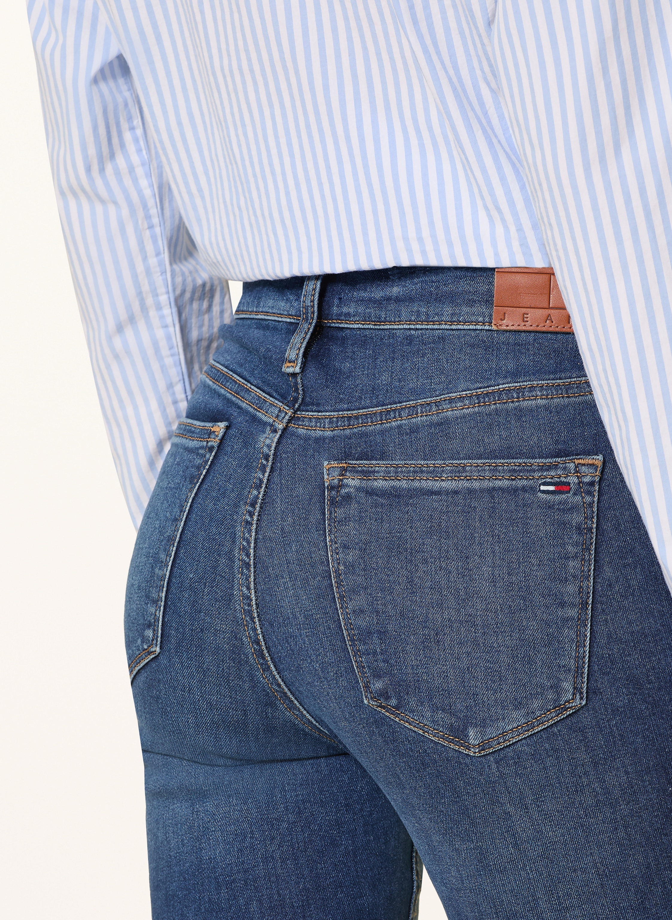 Thumbnail - Tommy Jeans Skinny Jeans Nora blau