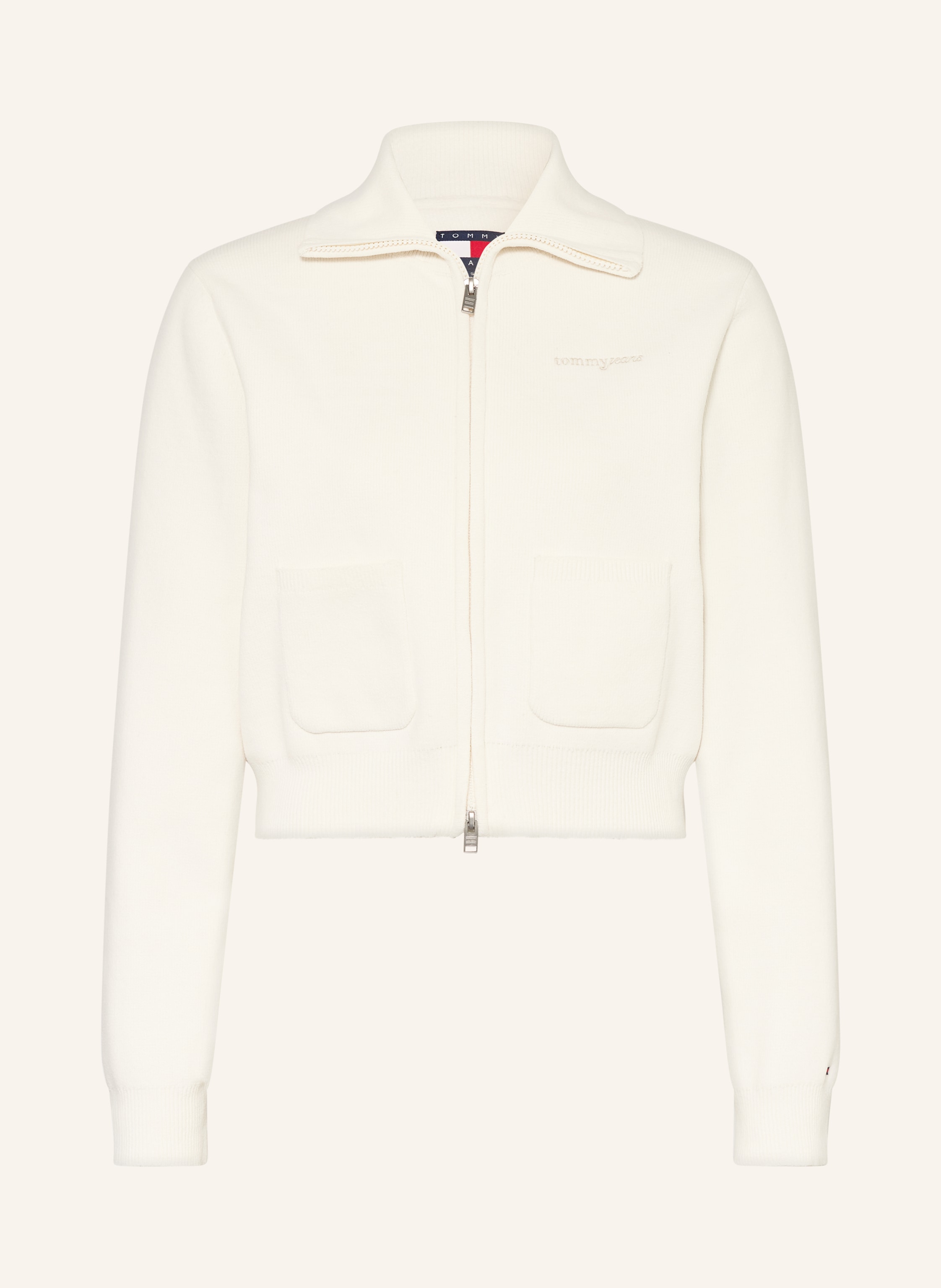 Tommy Jeans Strickjacke weiss