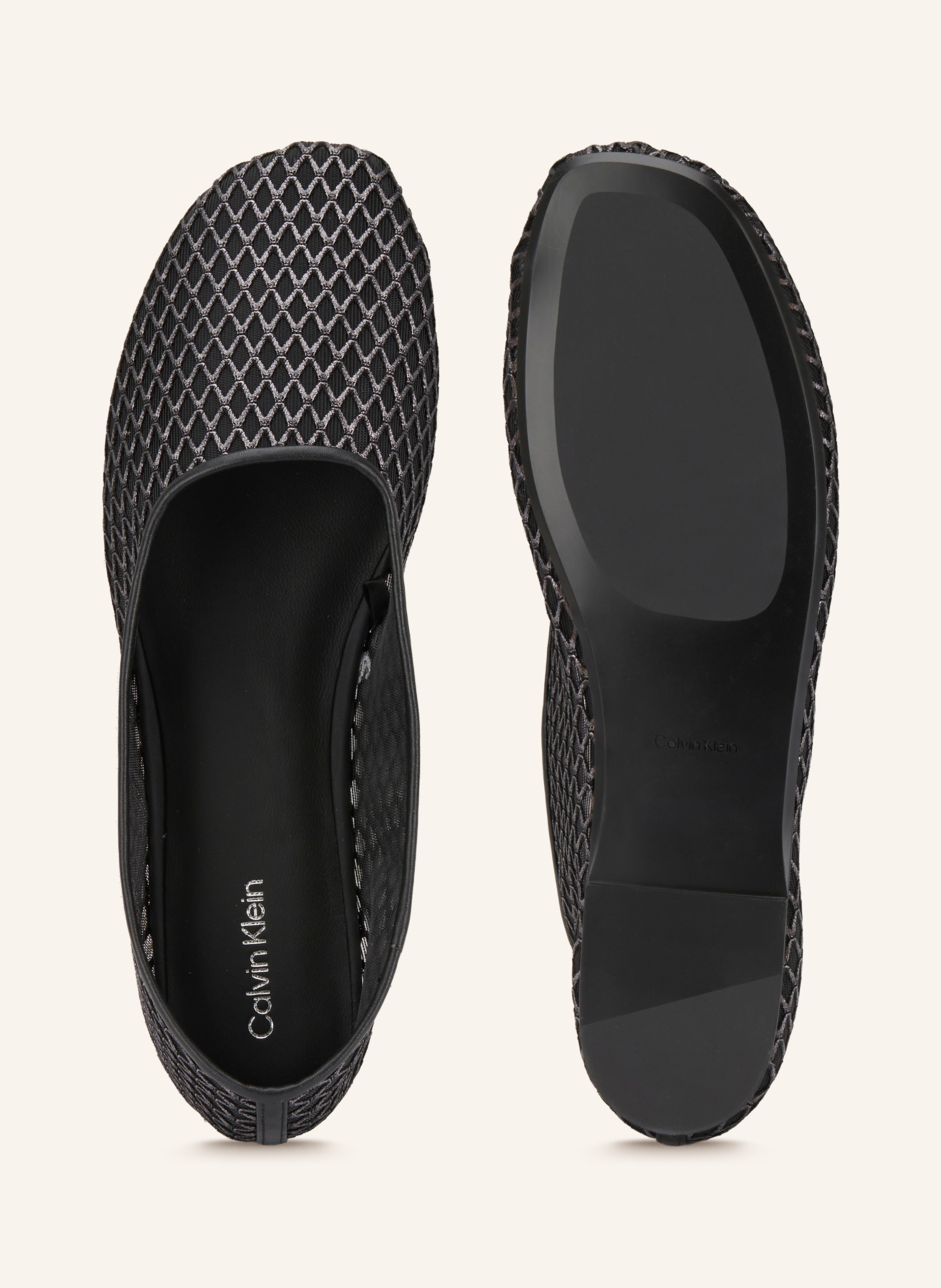 Thumbnail - Calvin Klein Ballerinas Oblique schwarz