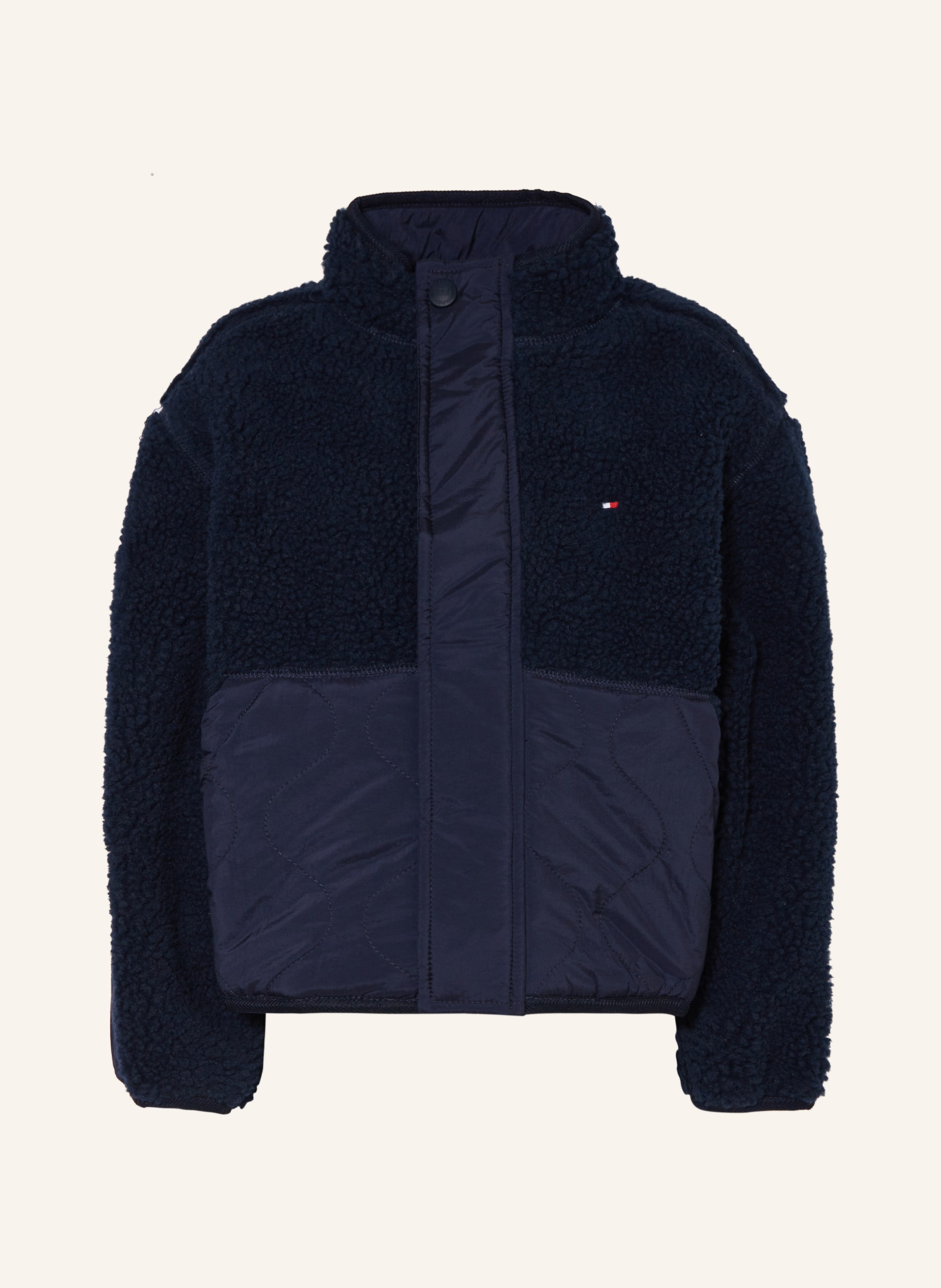 Tommy Hilfiger Teddyfell-Jacke blau