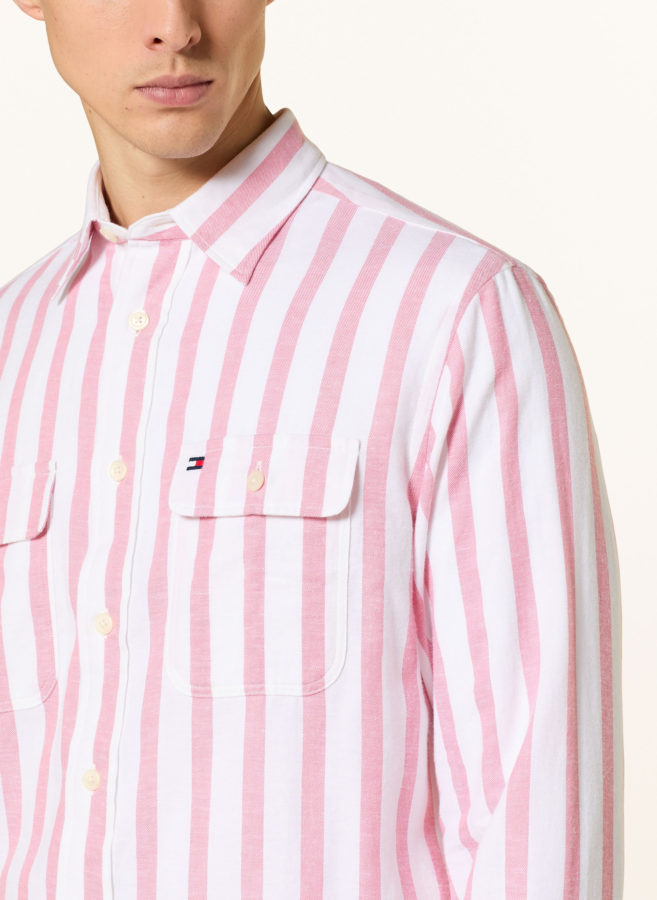 Thumbnail - Tommy Hilfiger Hemd Comfort Fit rosa