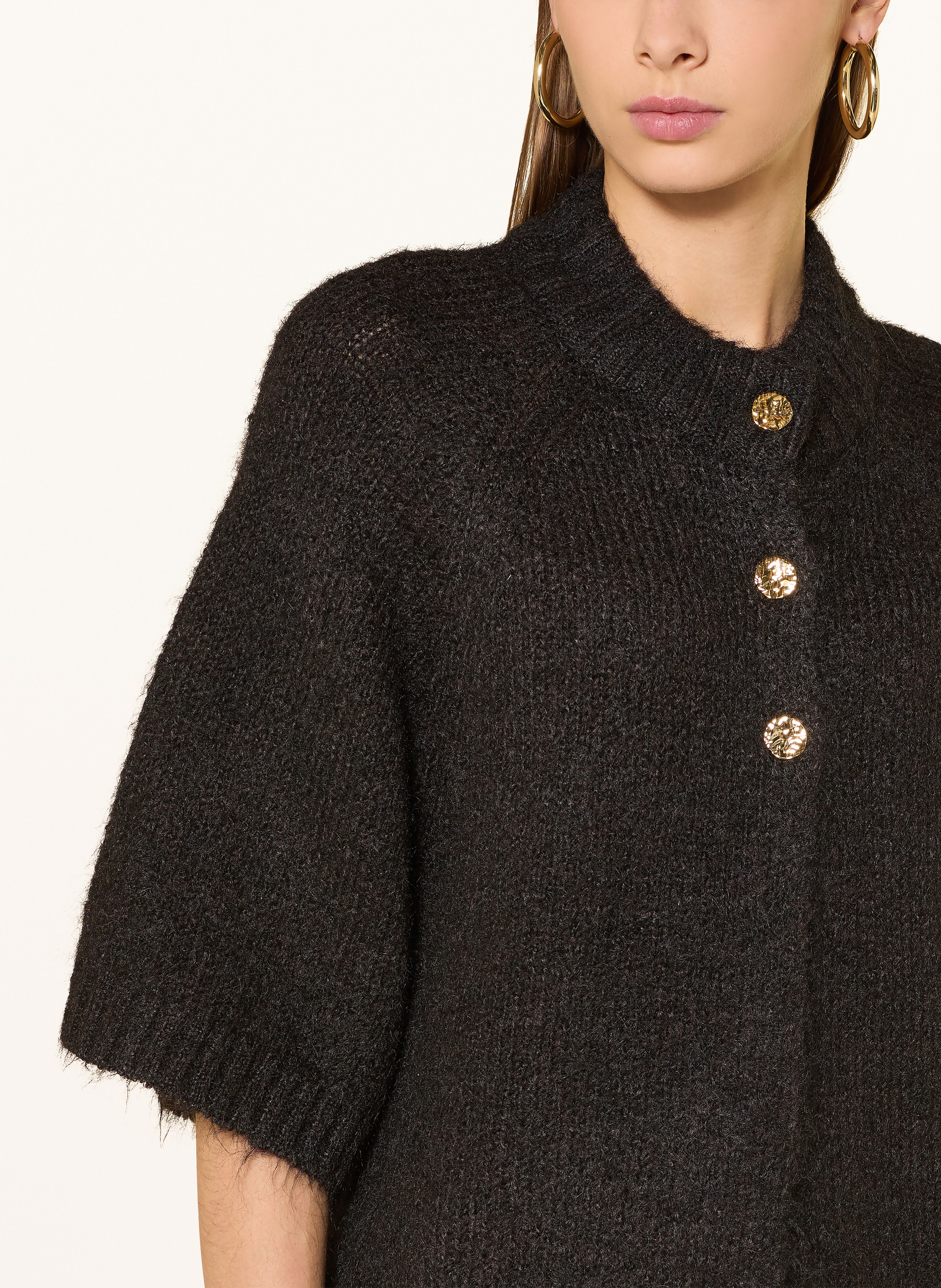 Thumbnail - Neo Noir Strickjacke Benuta Mit 3/4-Arm braun