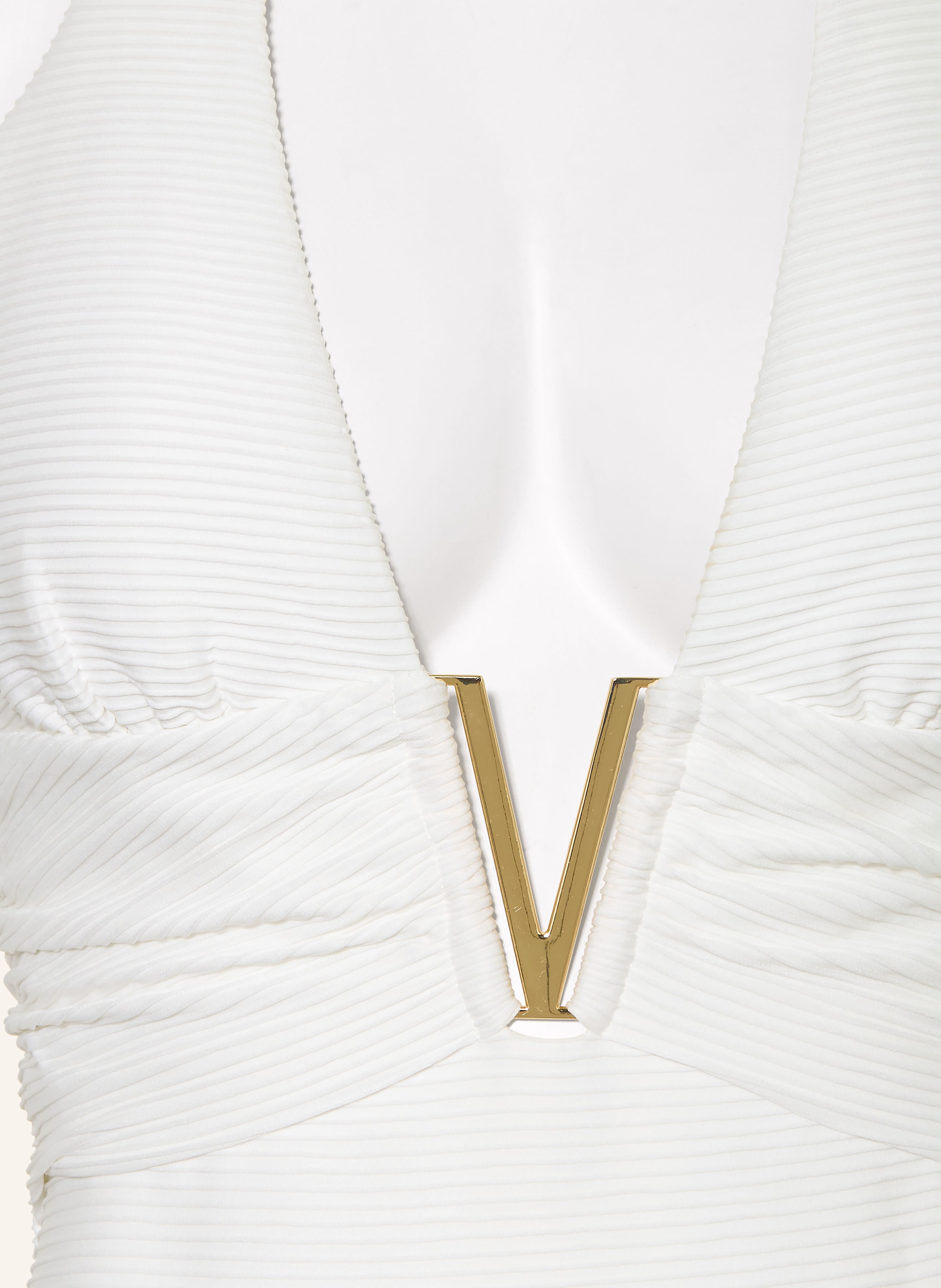 Thumbnail - Heidi Klein Neckholder-Badeanzug Delos weiss