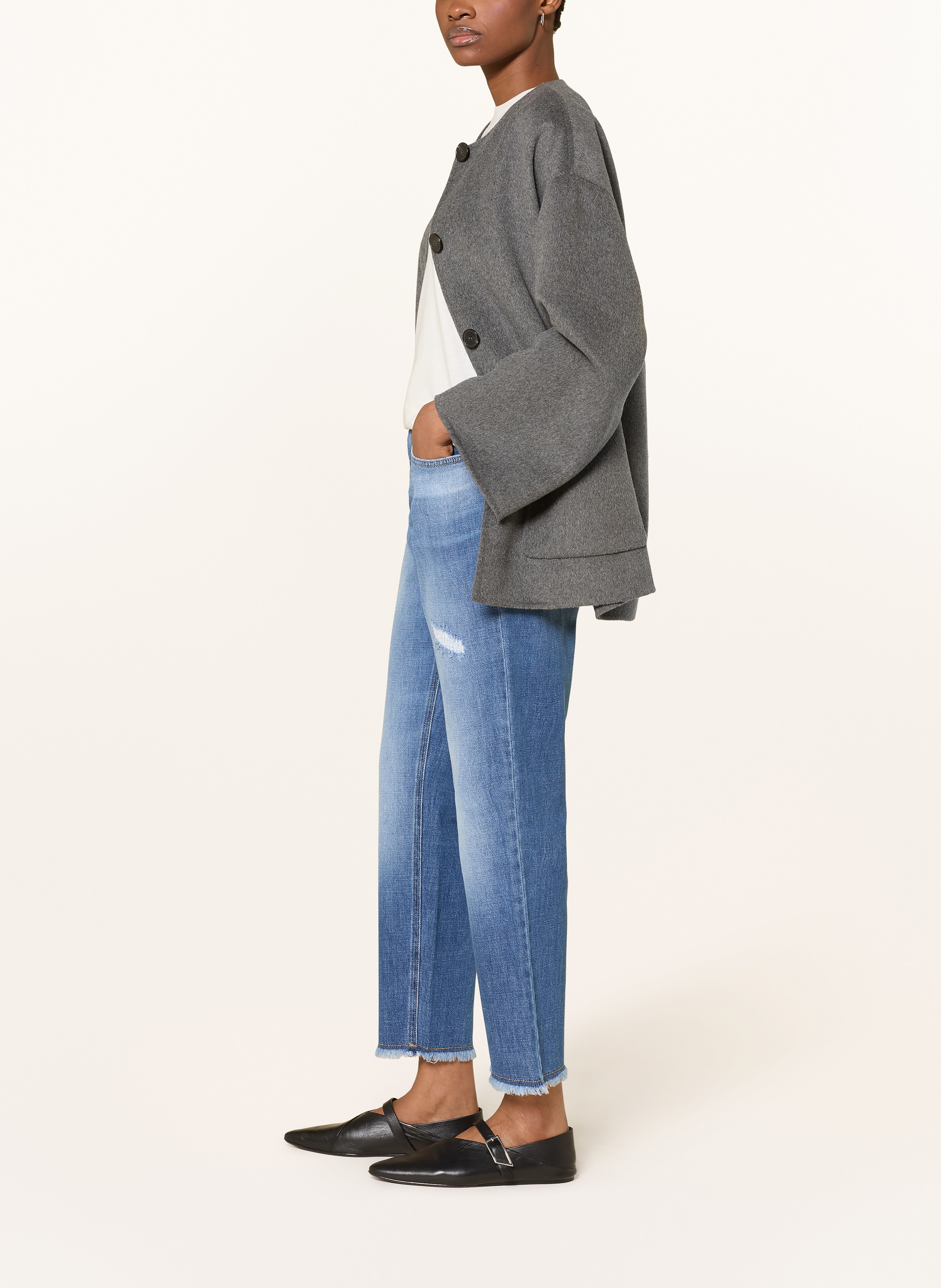 Thumbnail - Brax Mom Jeans Miley blau