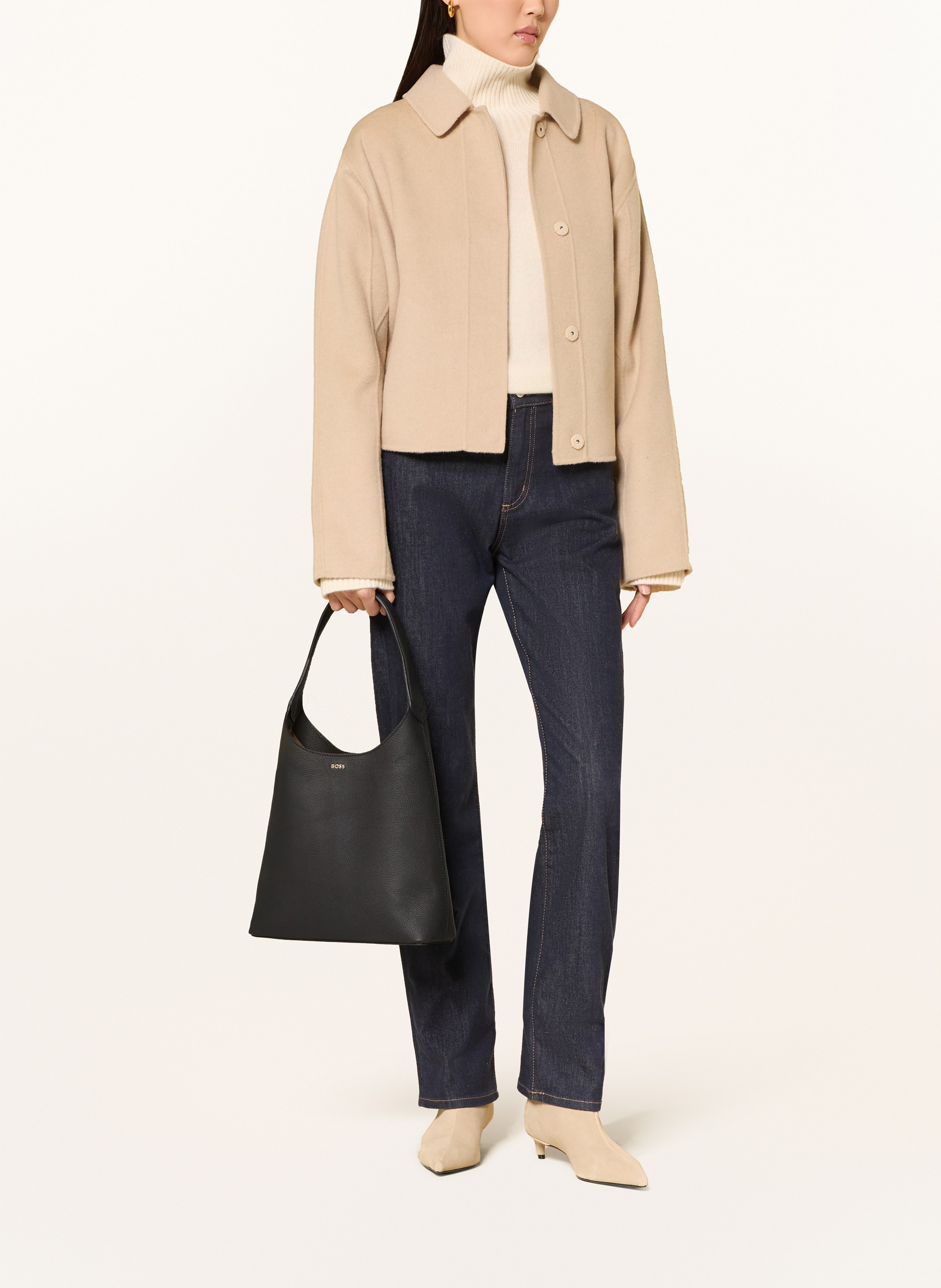 Thumbnail - Boss Schultertasche Lenah schwarz