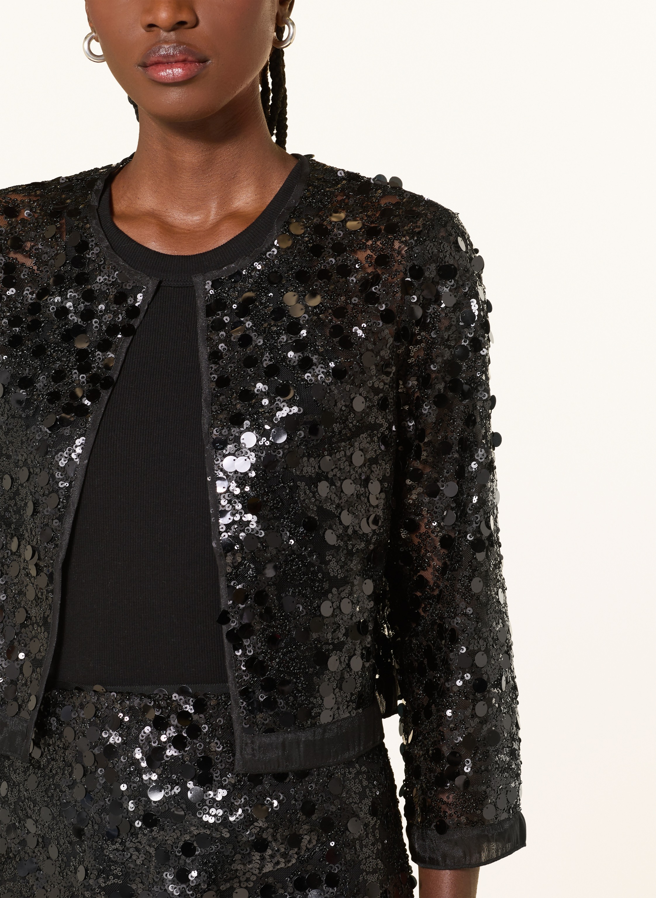 Thumbnail - Inwear Bolero Davinaiw Mit Pailletten schwarz