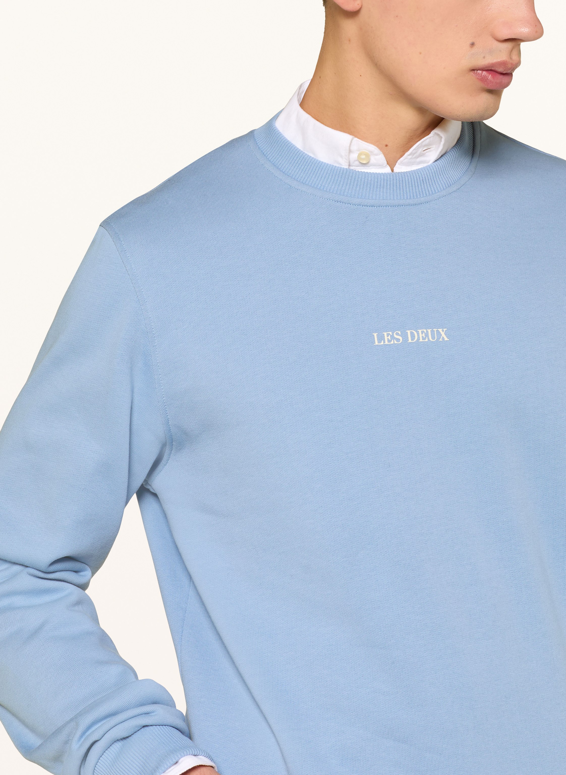 Thumbnail - Les Deux Sweatshirt Andrew blau