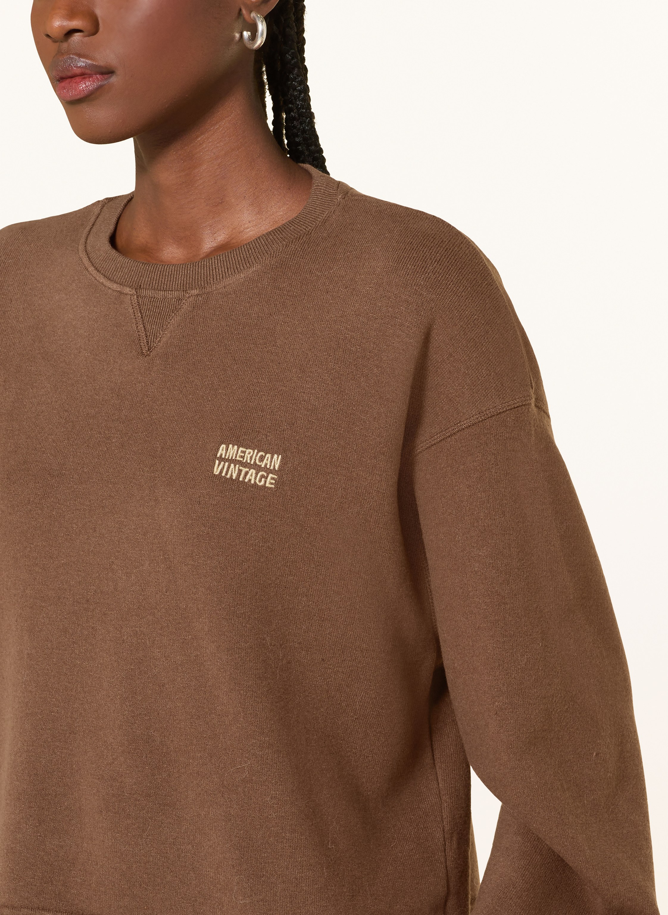 Thumbnail - American Vintage Sweatshirt Etok braun