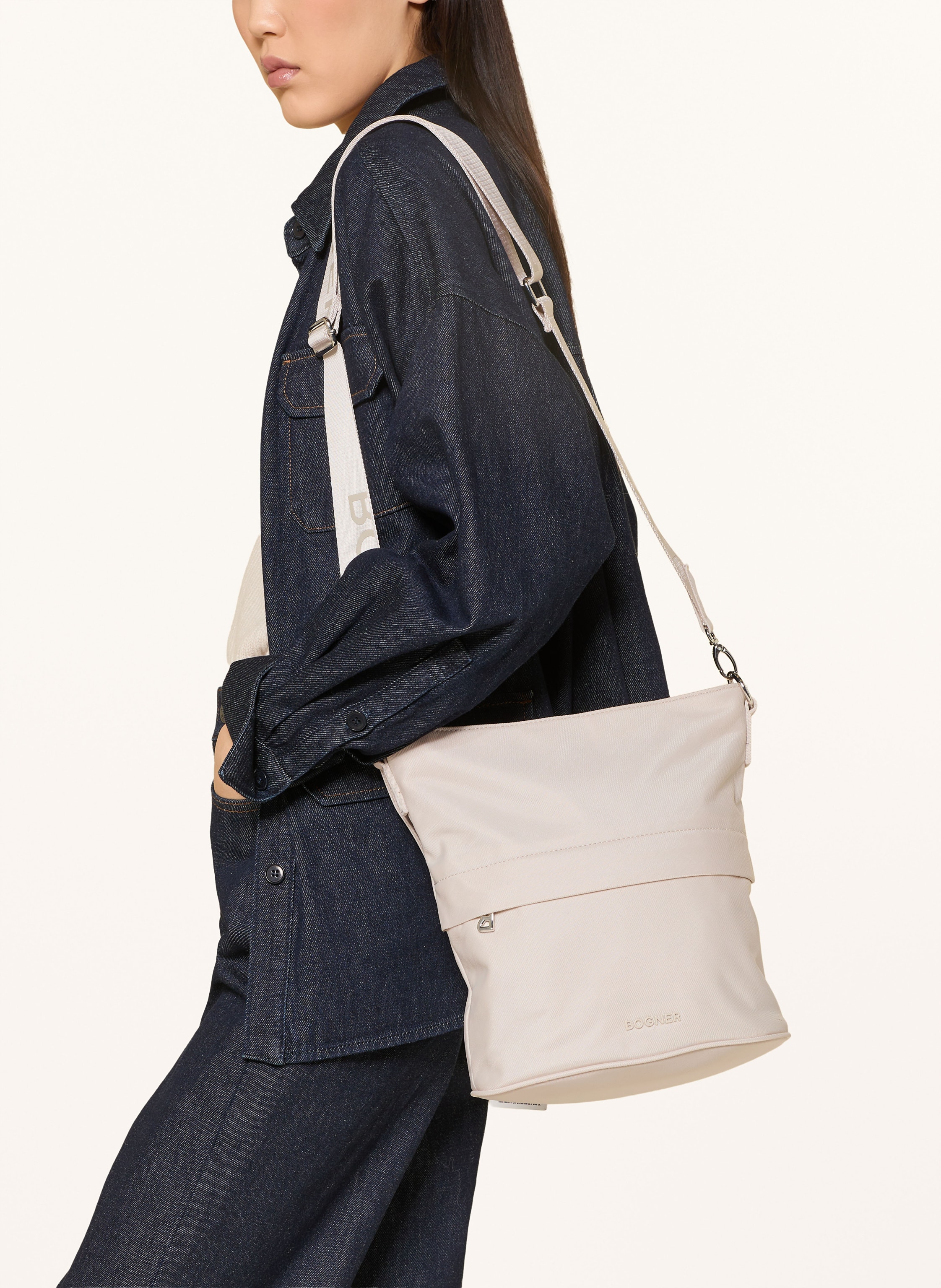 Thumbnail - Bogner Schultertasche beige