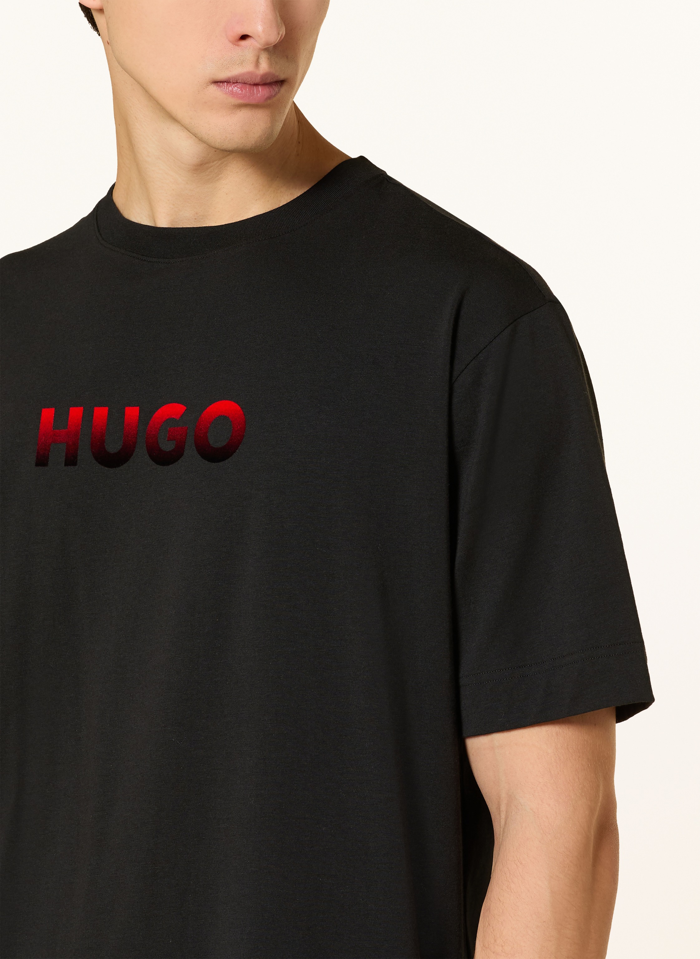 Thumbnail - Hugo Schlafshirt Ray schwarz
