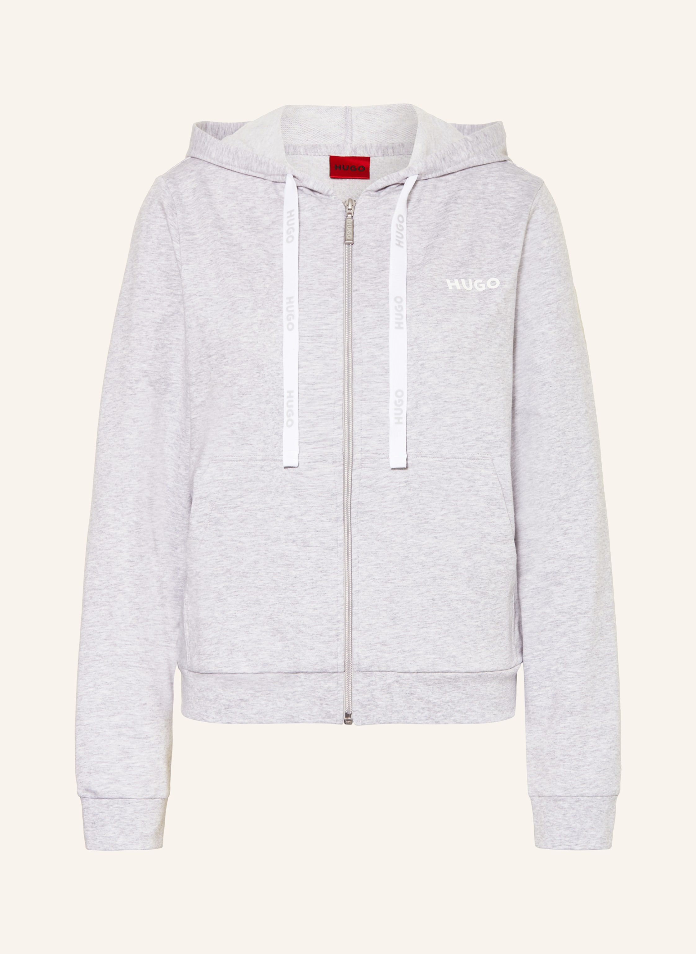 Hugo Lounge-Sweatjacke grau