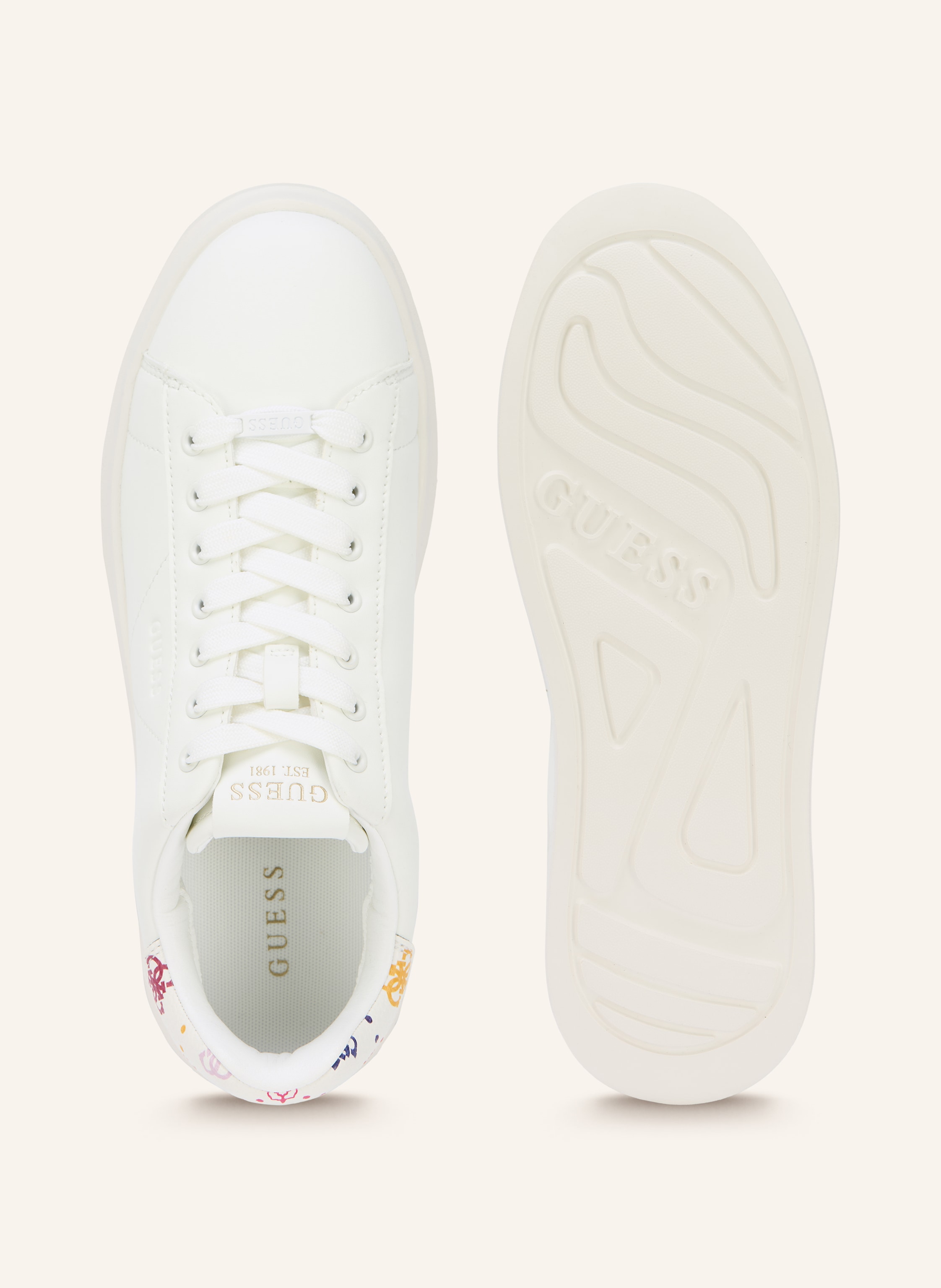 Thumbnail - Guess Sneaker elbina11 weiss