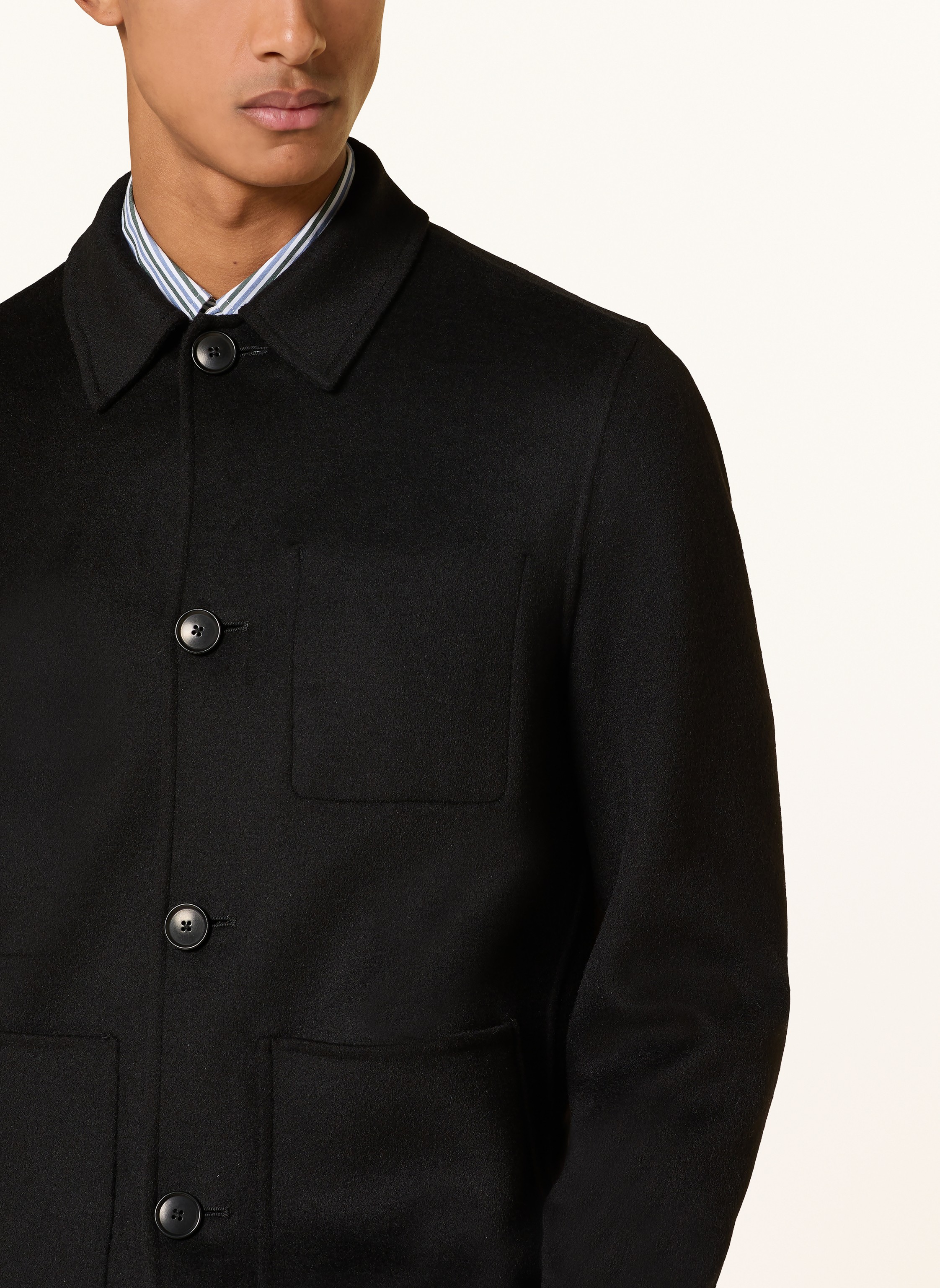 Thumbnail - Drykorn Overjacket Makona schwarz