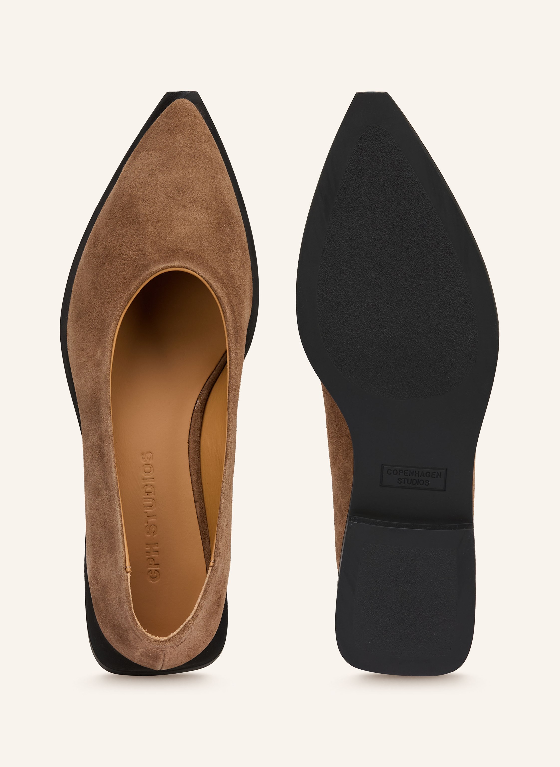 Thumbnail - Copenhagen Studios Ballerinas cph415 braun