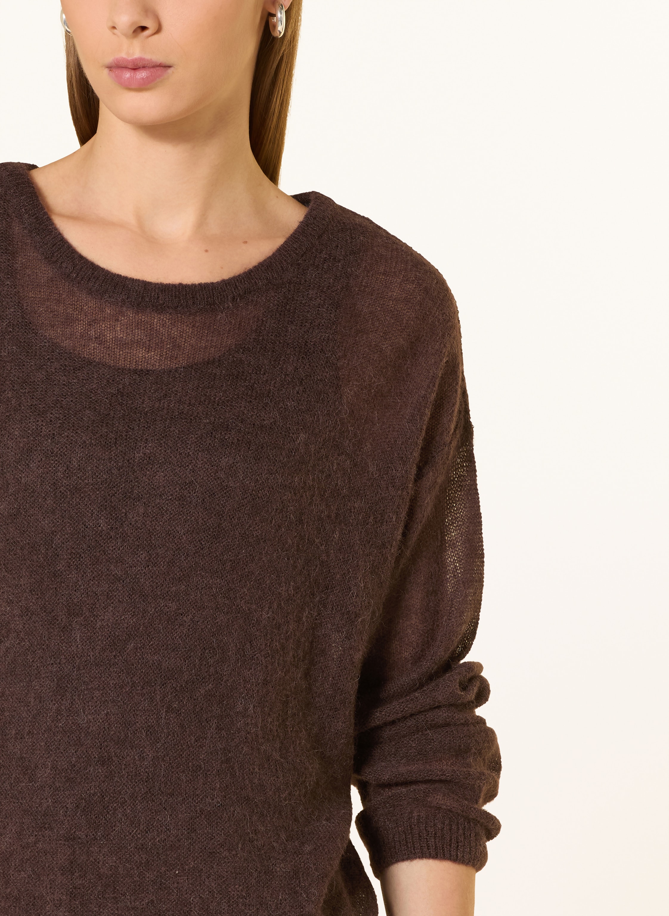 Thumbnail - 10days Pullover Mit Alpaka rot