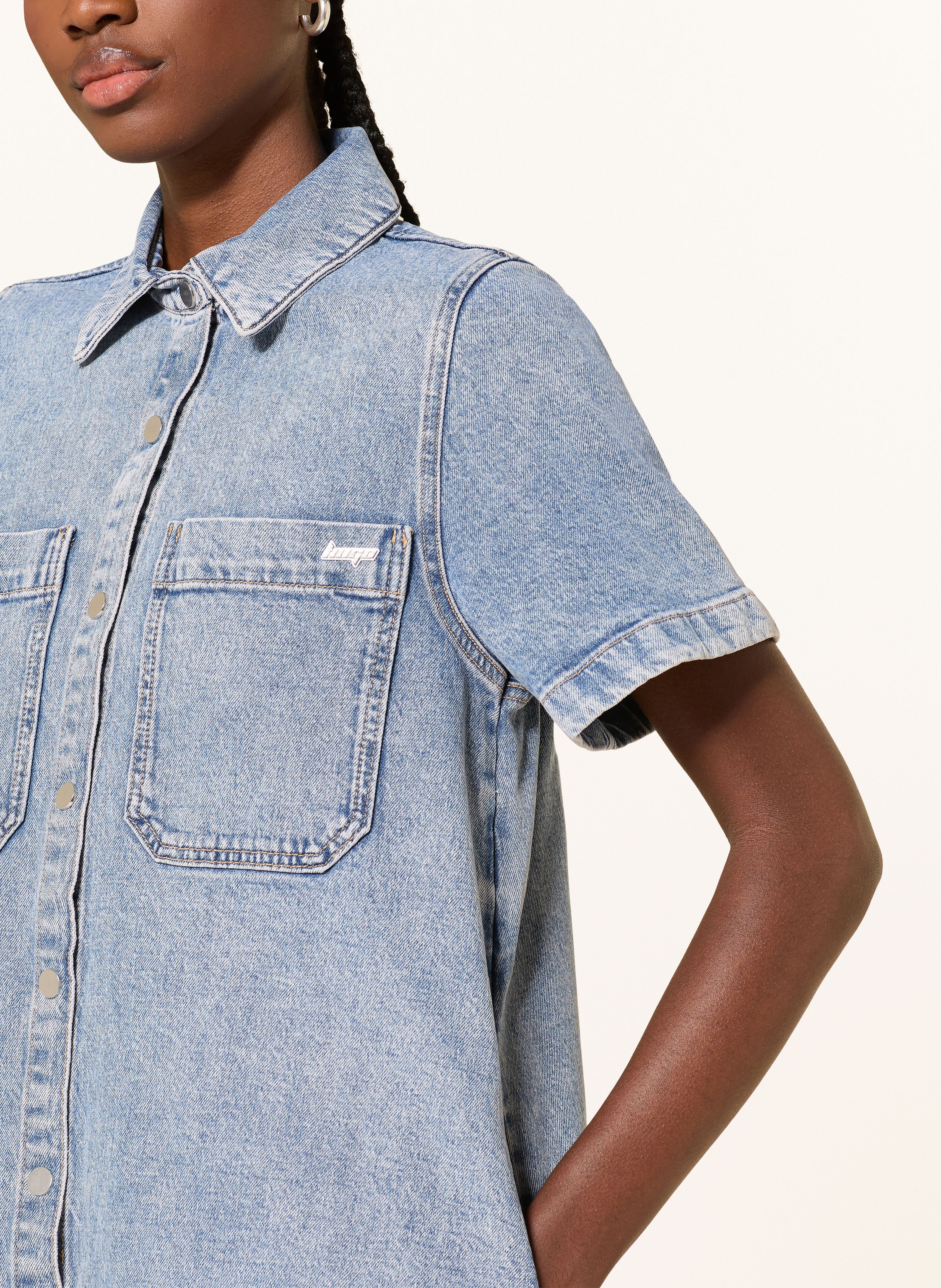 Thumbnail - Hugo Jeanskleid Gandira blau