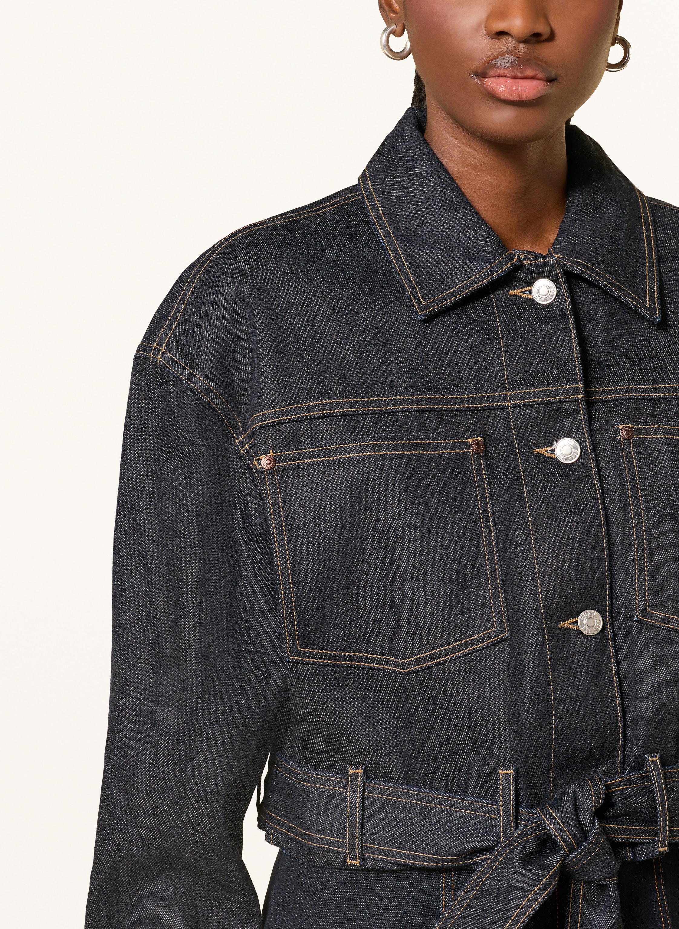 Thumbnail - Hugo Jeansjacke Galata blau