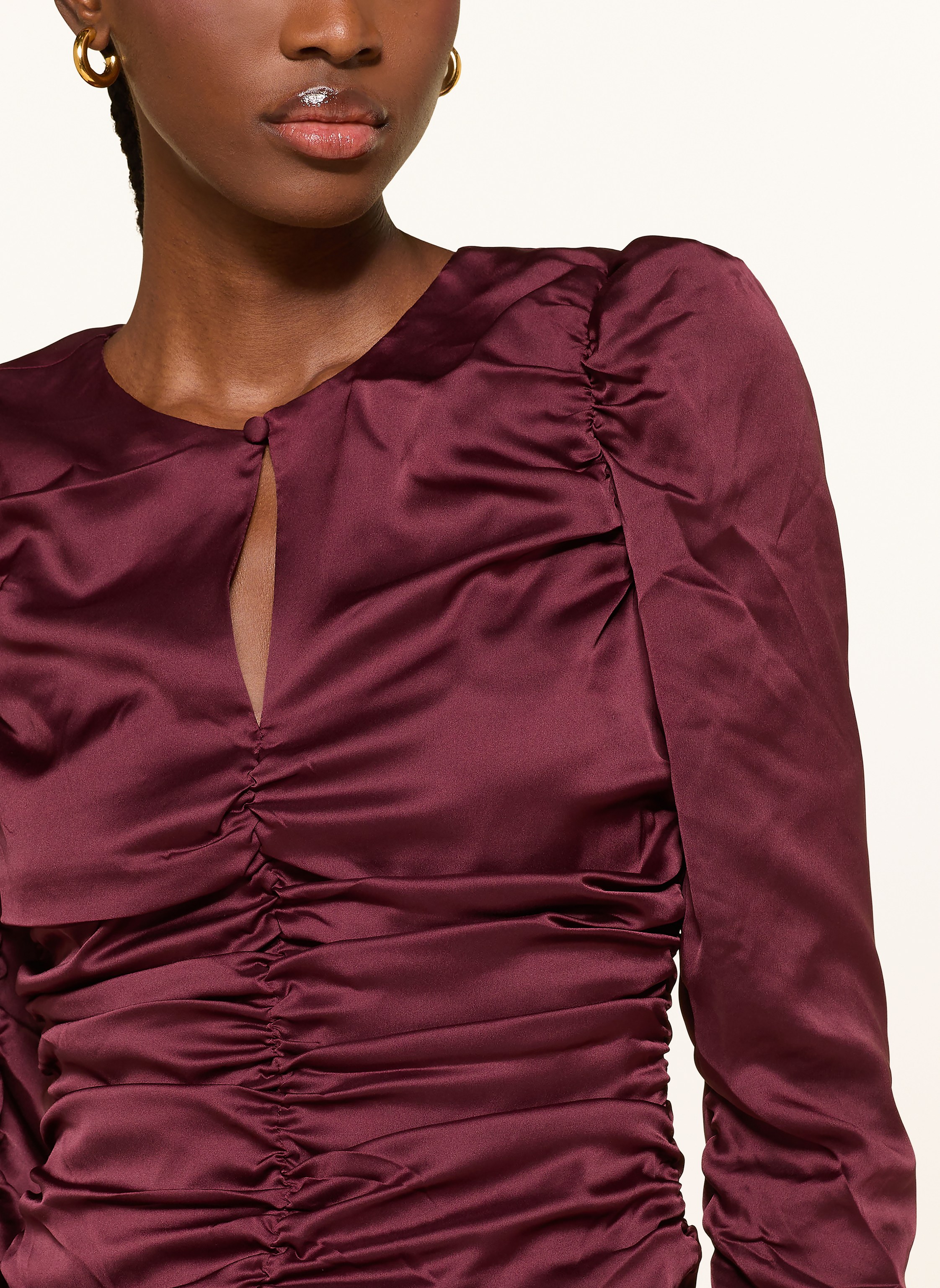 Thumbnail - Rotate Satinbluse rot